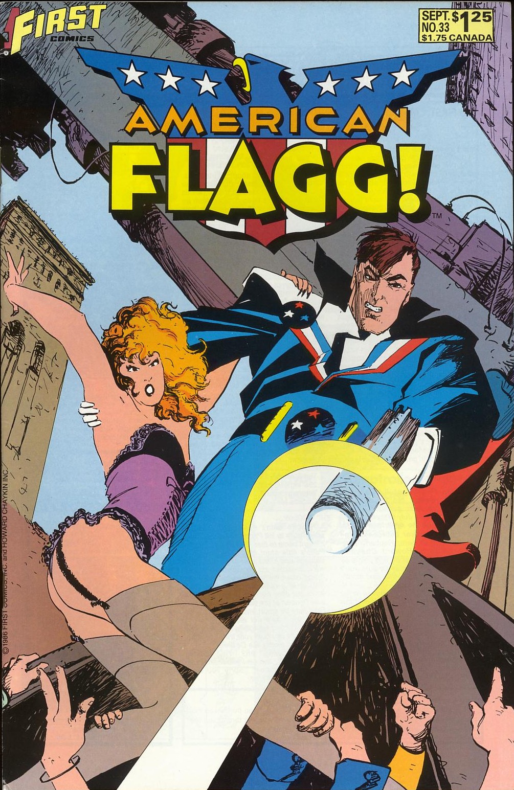 Read online American Flagg! comic -  Issue #33 - 1