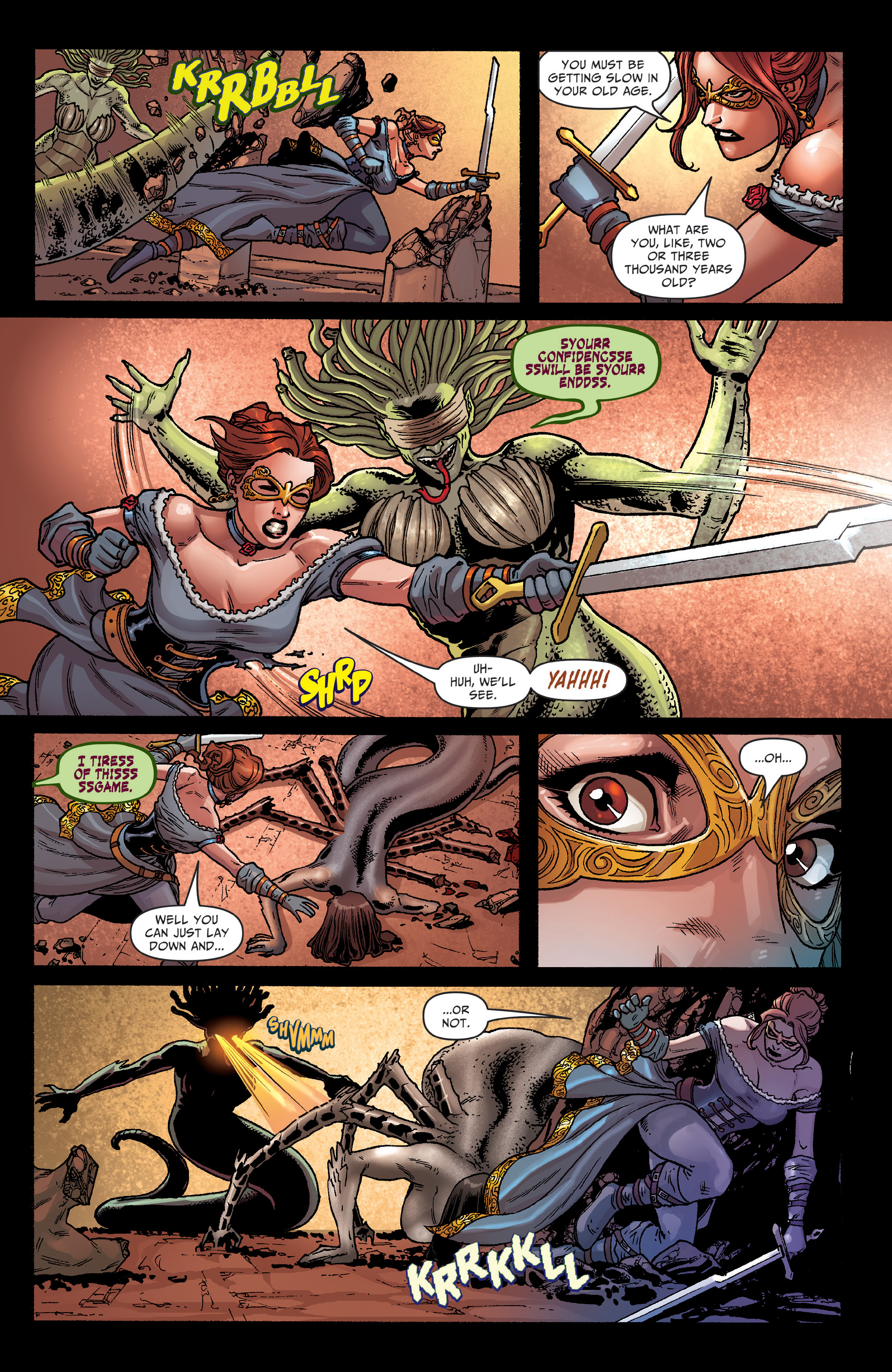 Read online Belle: Oath of Thorns comic -  Issue #3 - 4