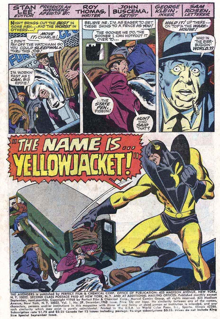 Read online The Avengers (1963) comic -  Issue #59 - 3