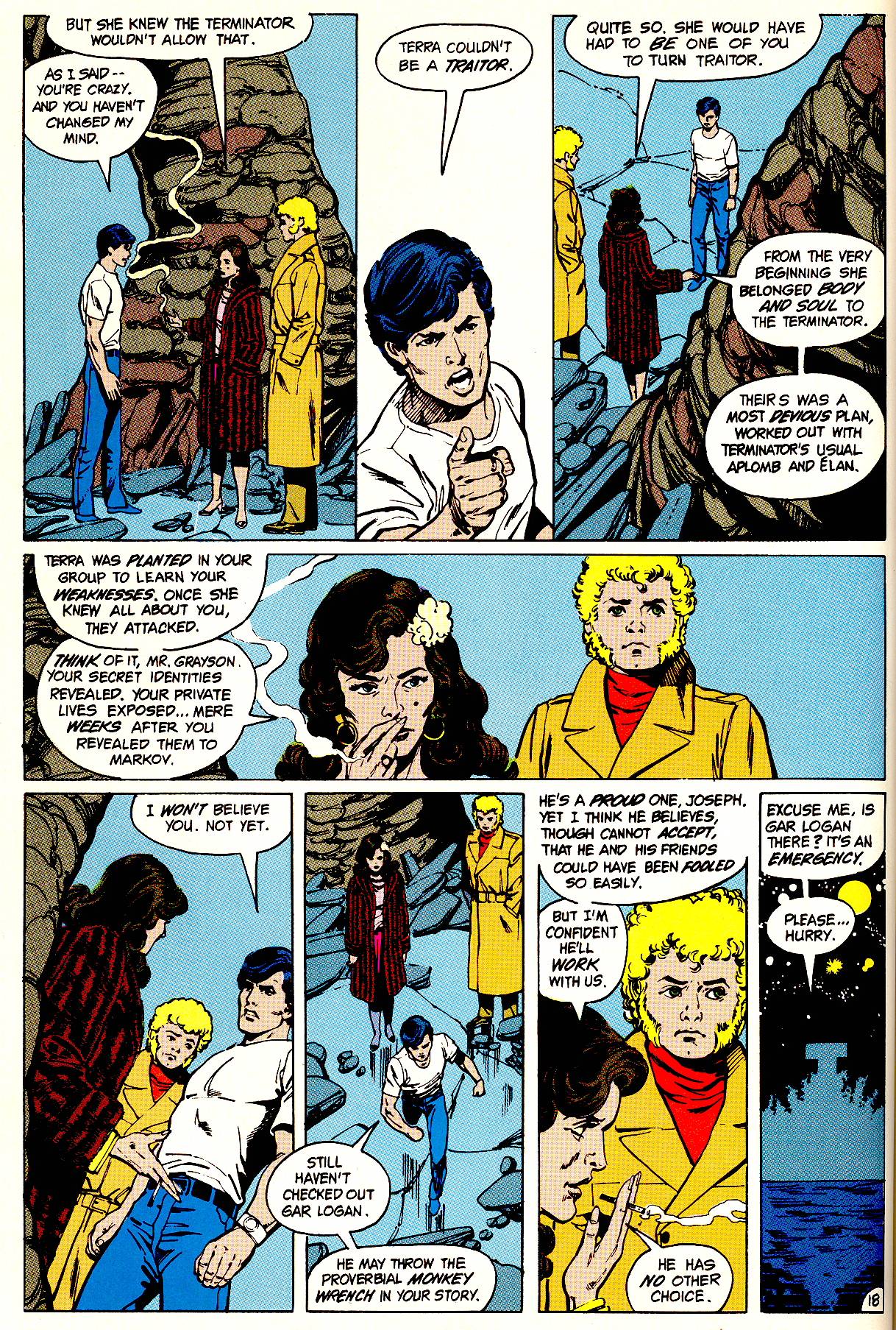 Read online The New Teen Titans: The Judas Contract comic -  Issue # TPB - 115