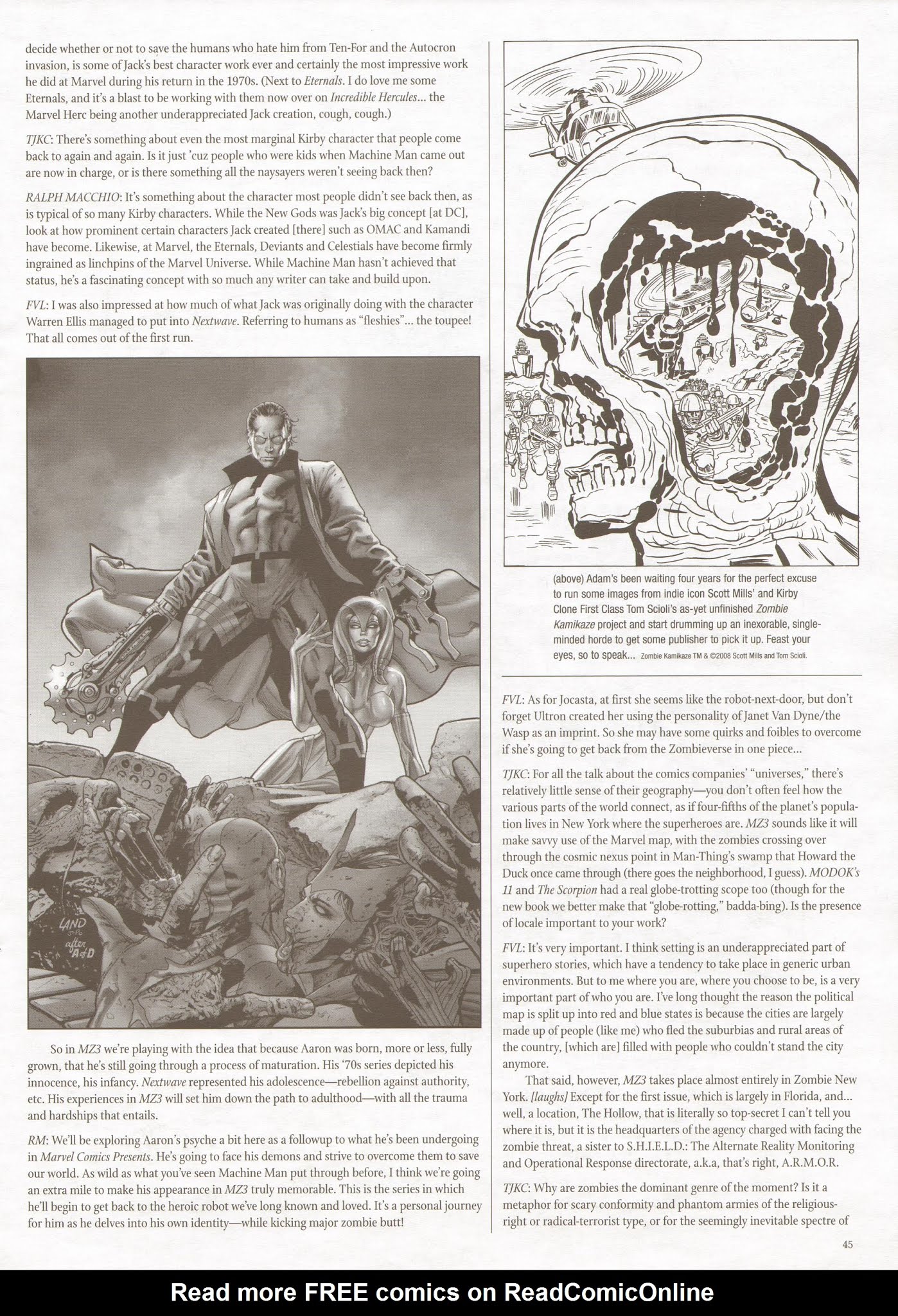 Read online The Jack Kirby Collector comic -  Issue #51 - 46