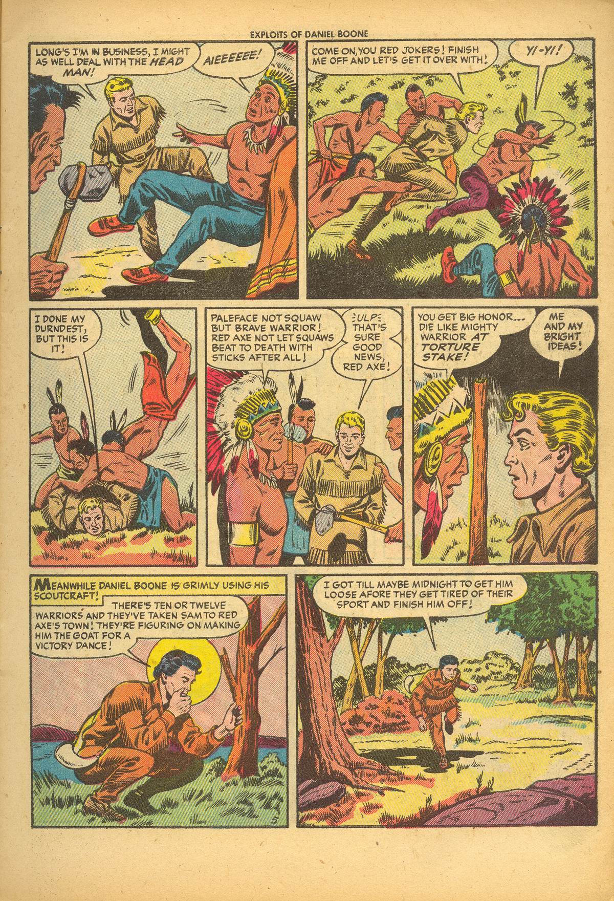 Read online Exploits of Daniel Boone comic -  Issue #2 - 7