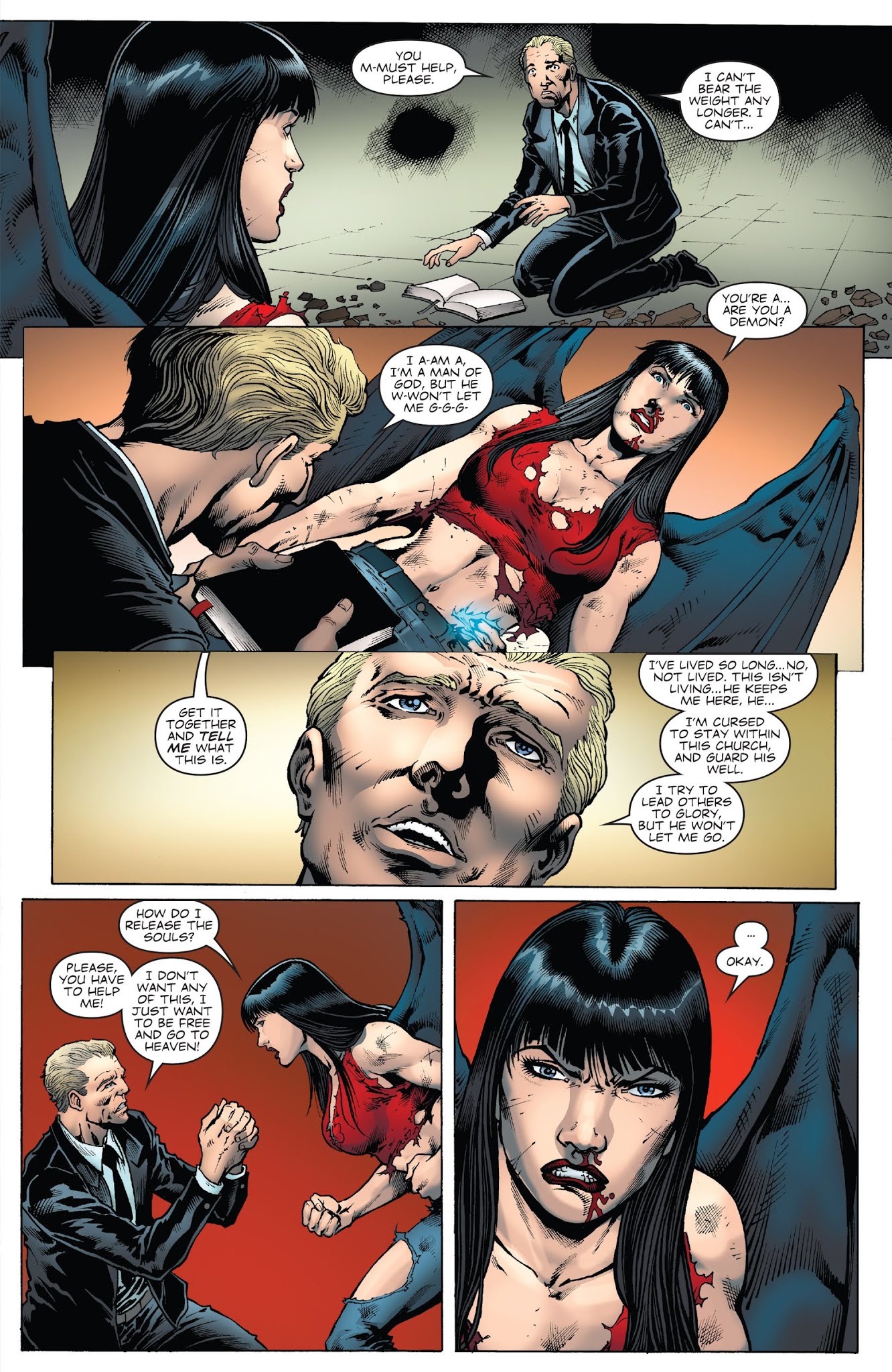 Read online Vampirella: Southern Gothic comic -  Issue #5 - 9