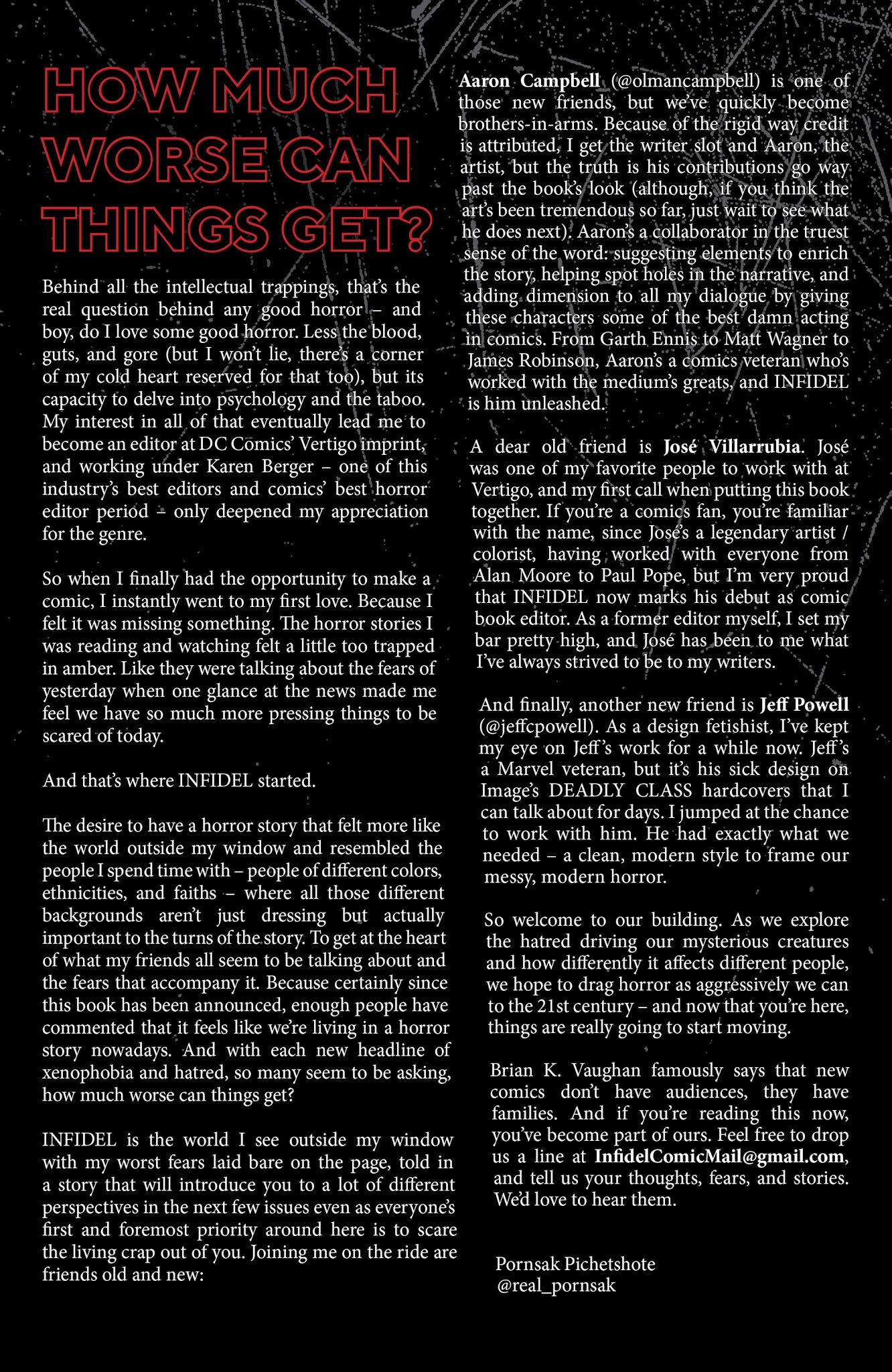 Read online Infidel comic -  Issue #1 - 29