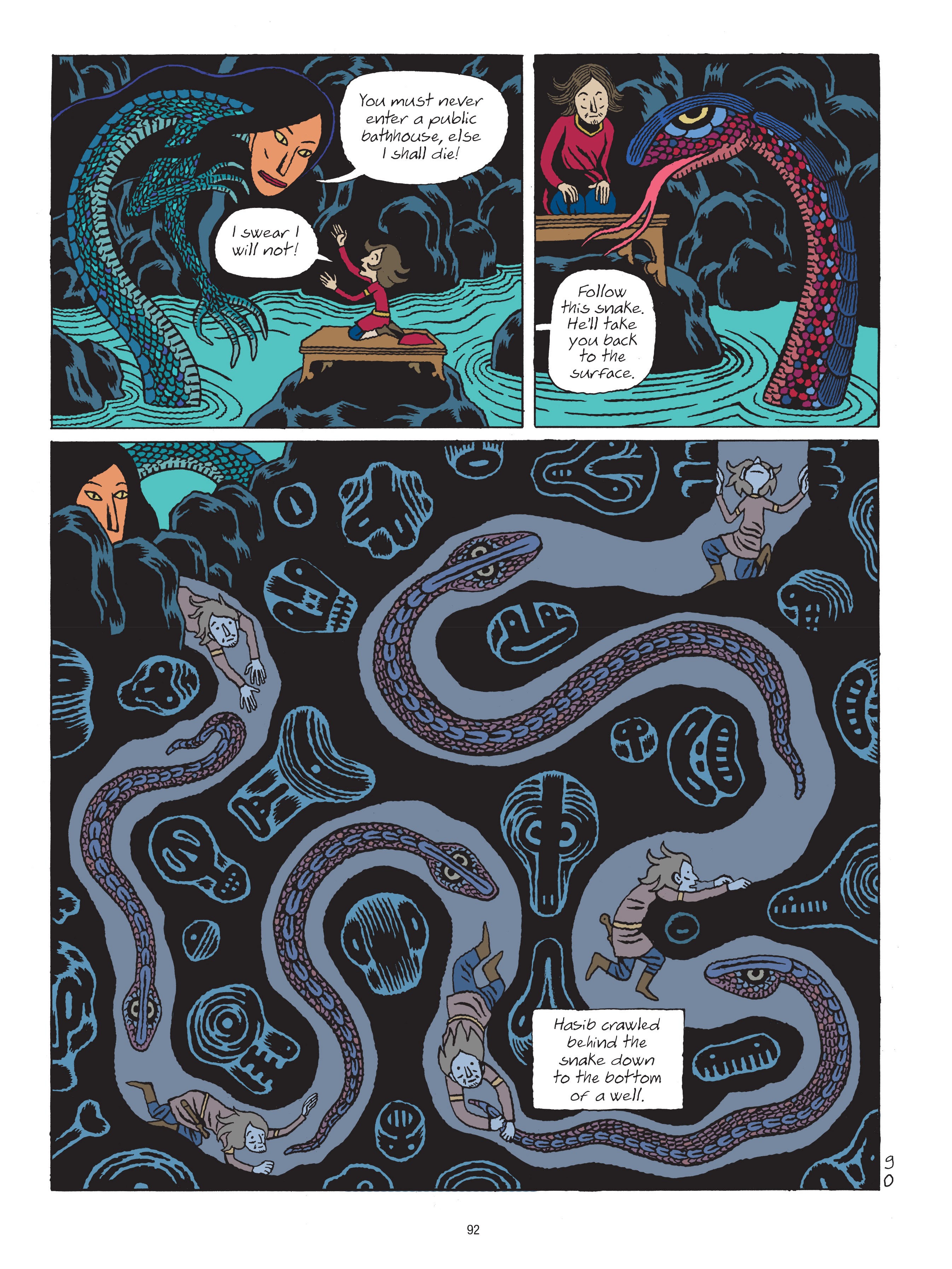 Read online A Tale of a Thousand and One Nights: HASIB & the Queen of Serpents comic -  Issue # TPB - 92