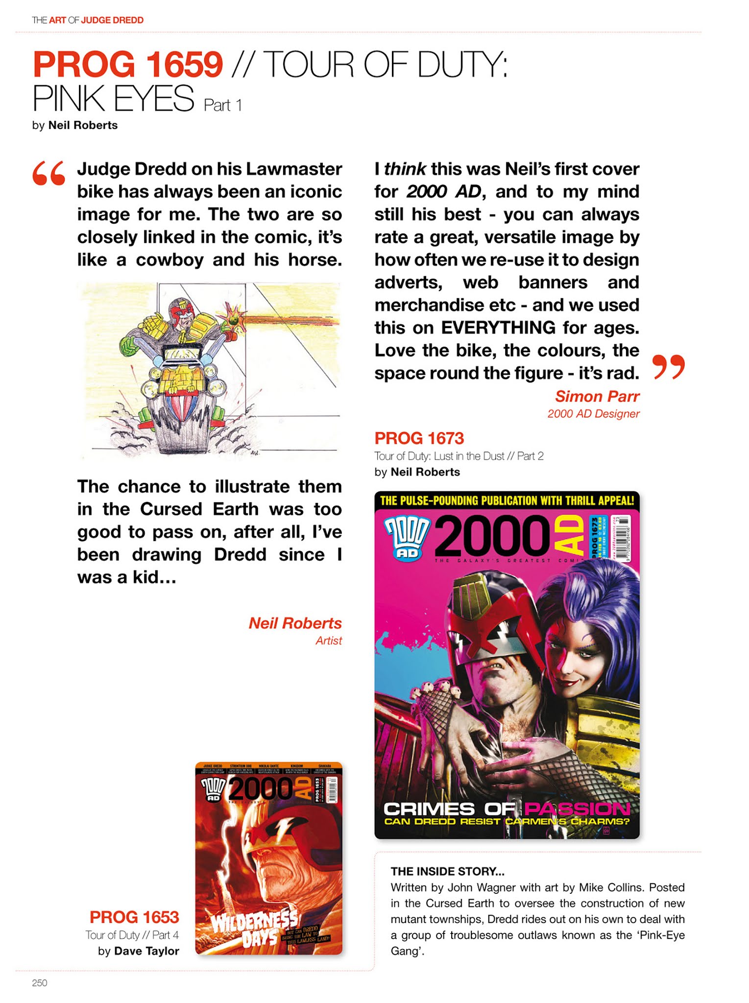 Read online The Art of Judge Dredd: Featuring 35 Years of Zarjaz Covers comic -  Issue # TPB (Part 3) - 68