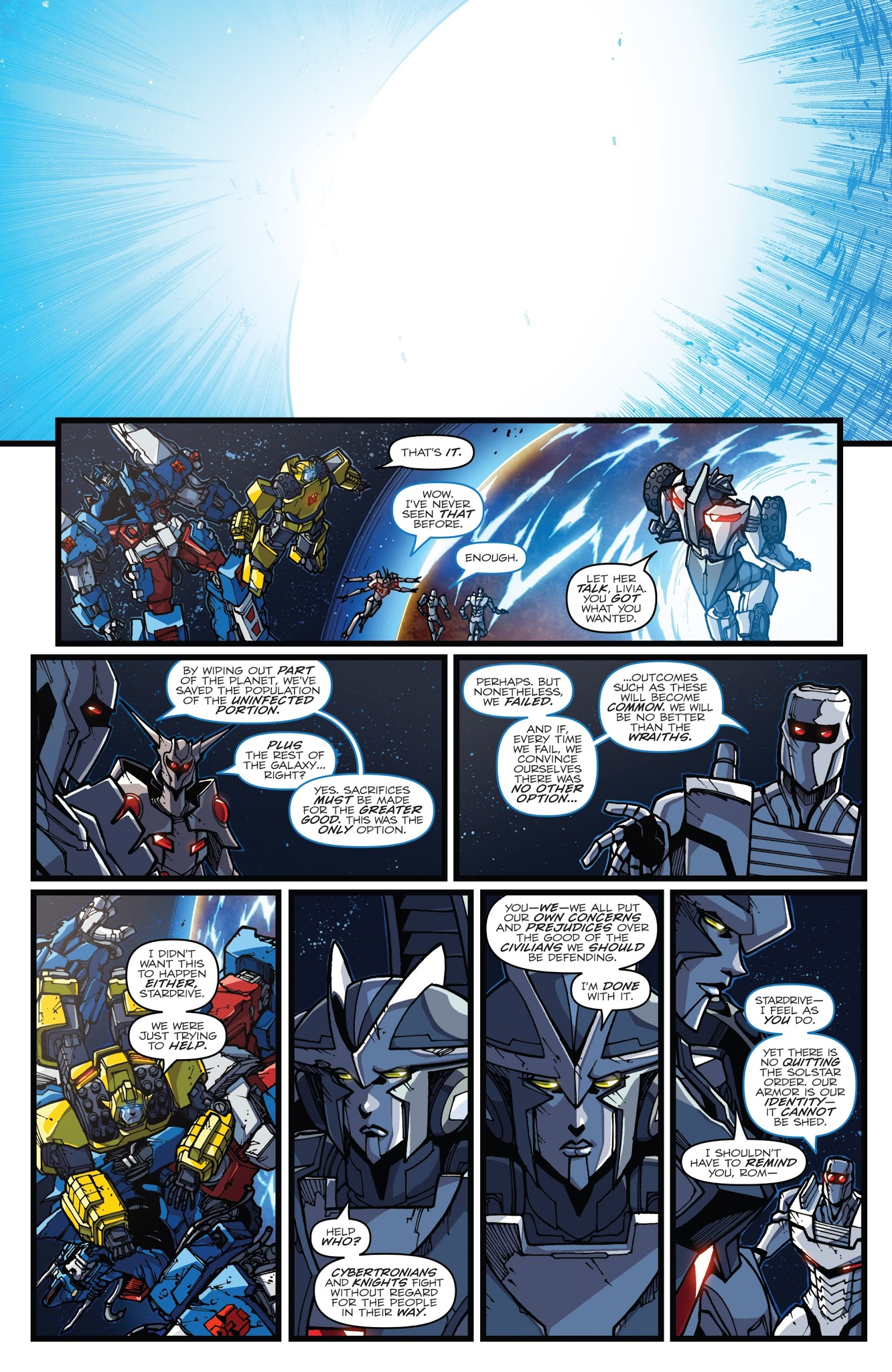 Read online ROM vs. Transformers: Shining Armor comic -  Issue #5 - 19