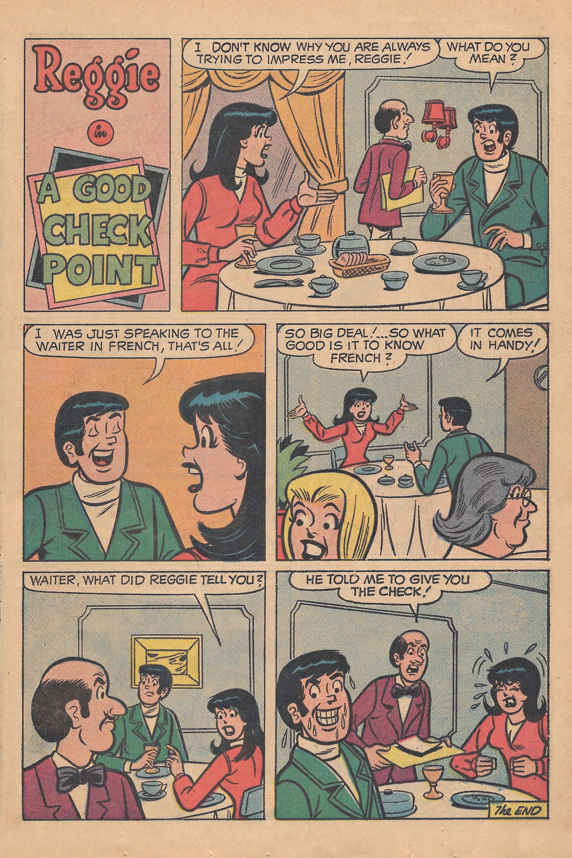 Read online Reggie's Wise Guy Jokes comic -  Issue #12 - 9
