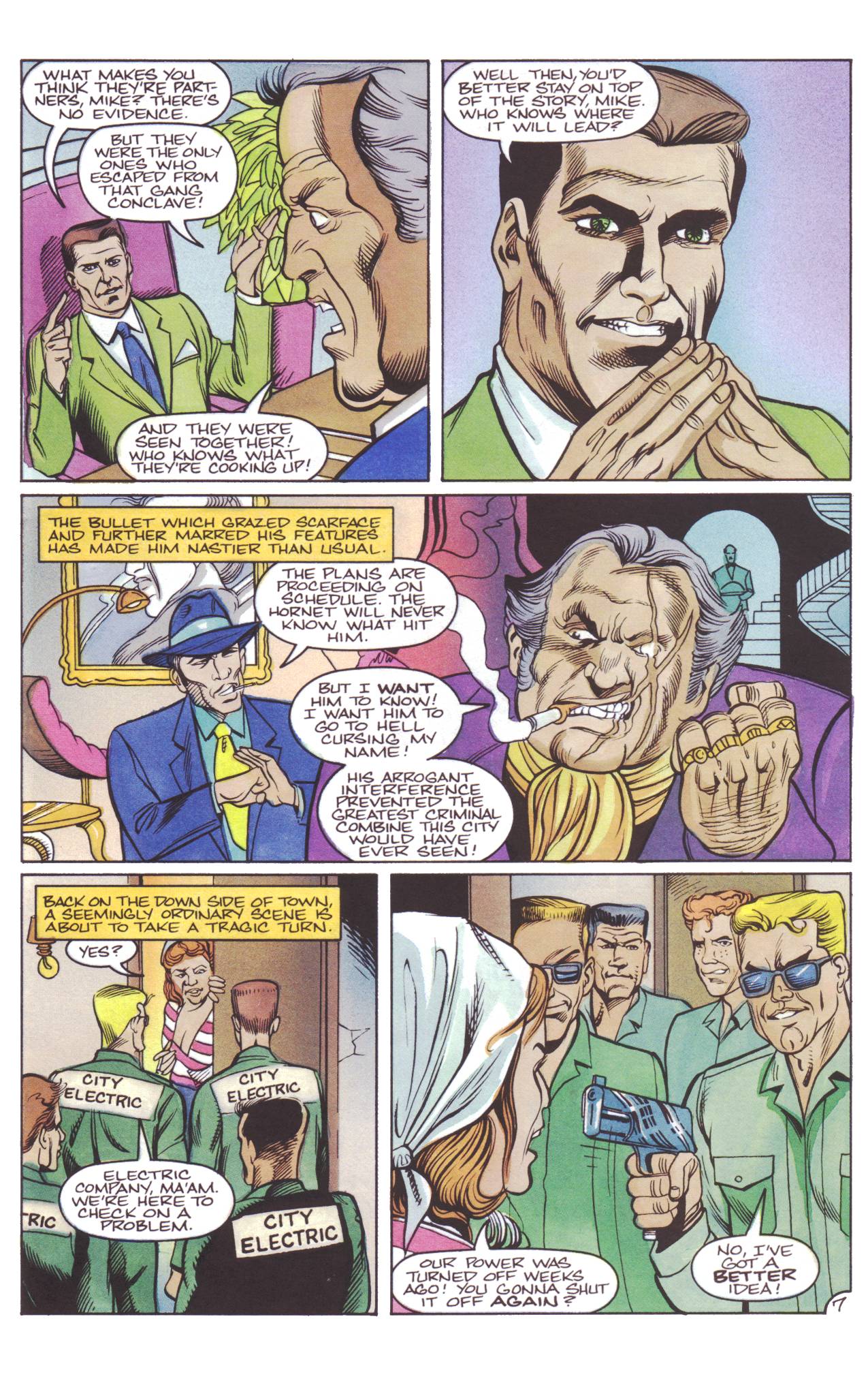 Read online Tales of the Green Hornet (1991) comic -  Issue #4 - 8