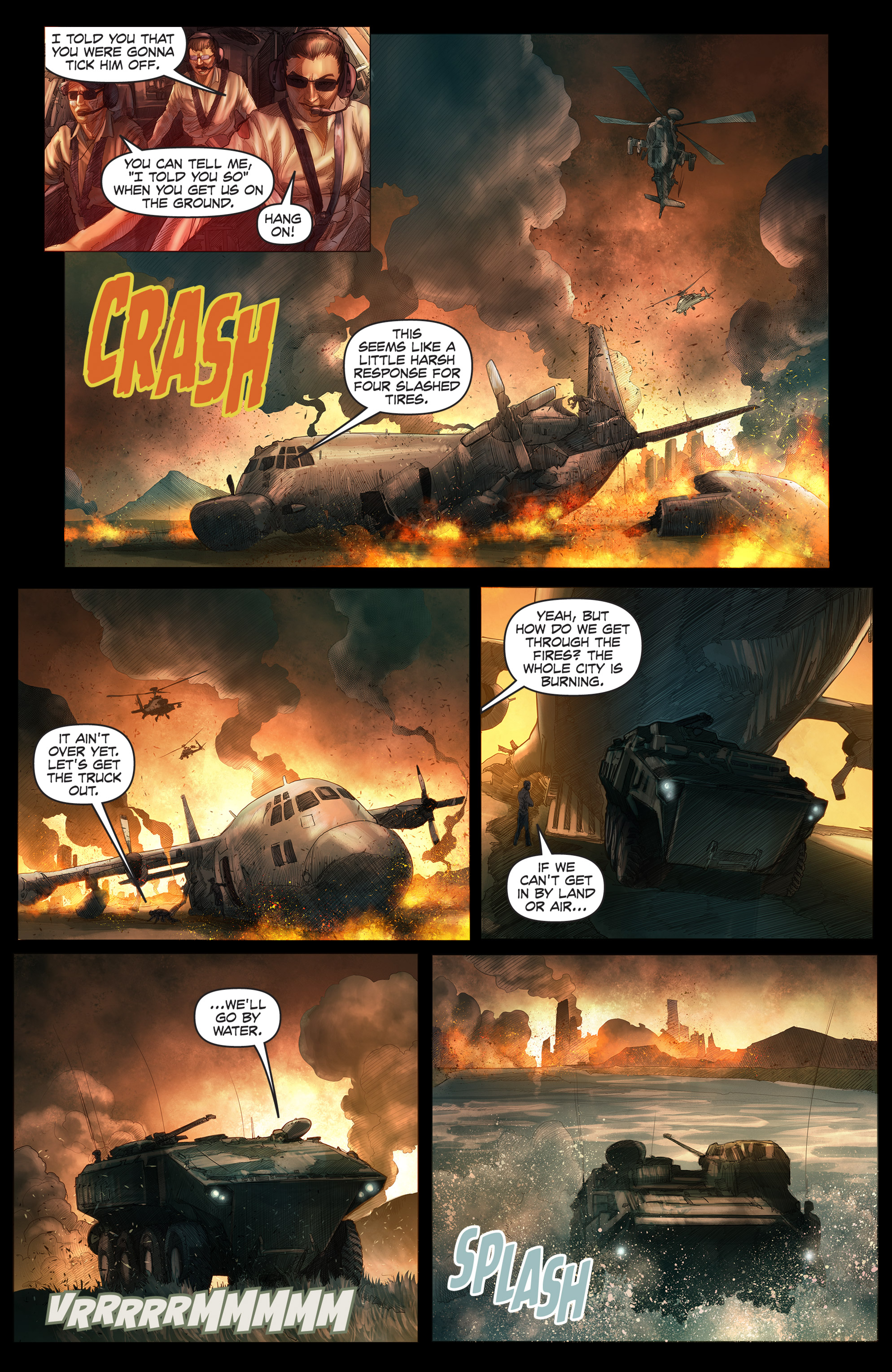 Read online Afterburn: Crossfire comic -  Issue #1 - 15