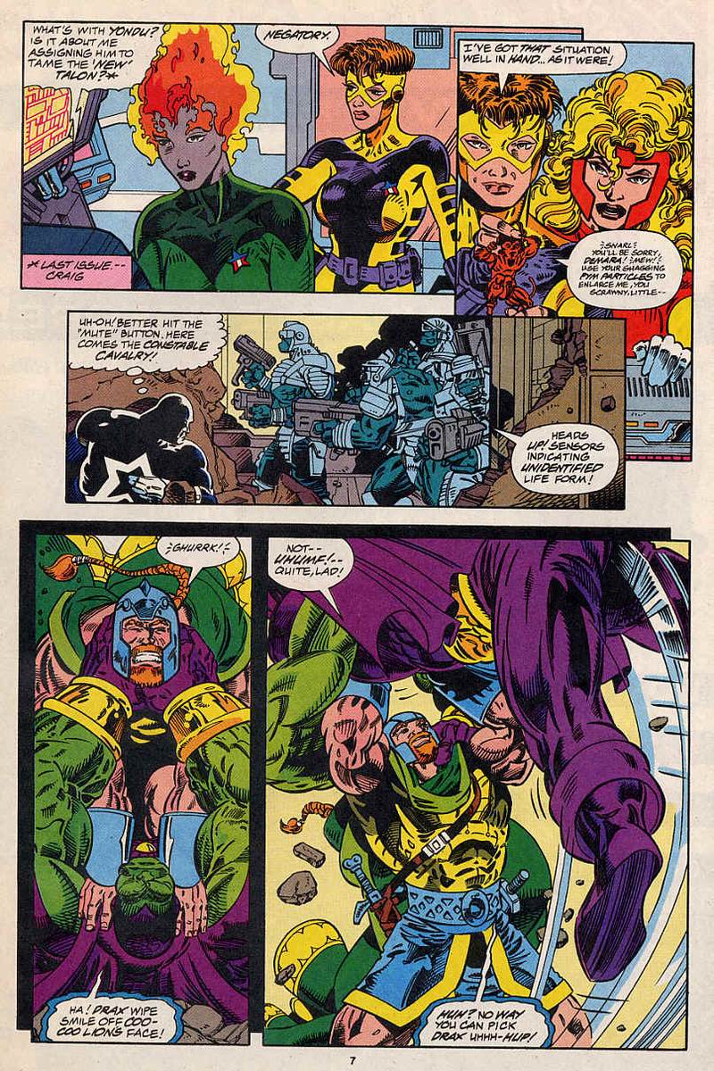 Read online Guardians of the Galaxy (1990) comic -  Issue #53 - 7
