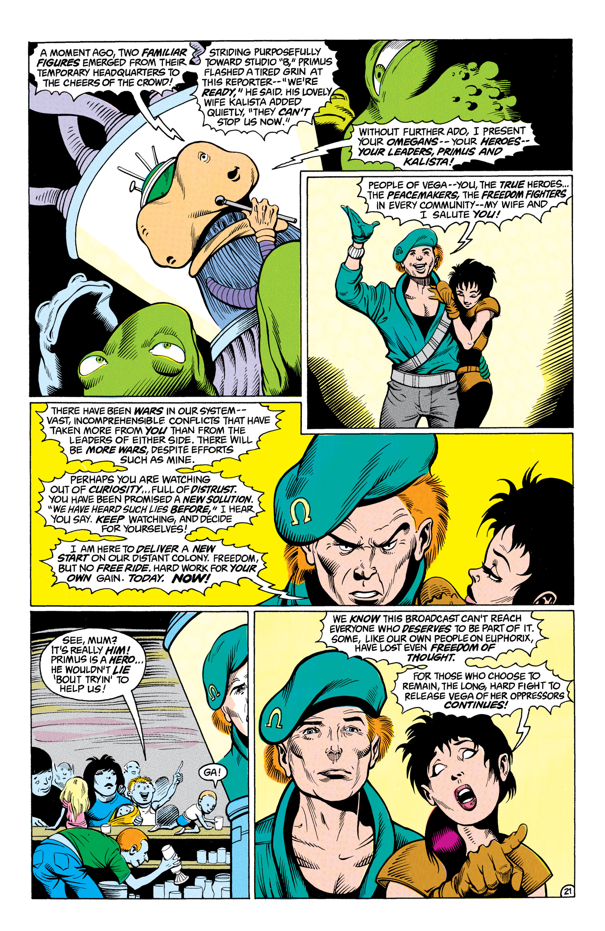 Read online The Omega Men (1983) comic -  Issue #38 - 22