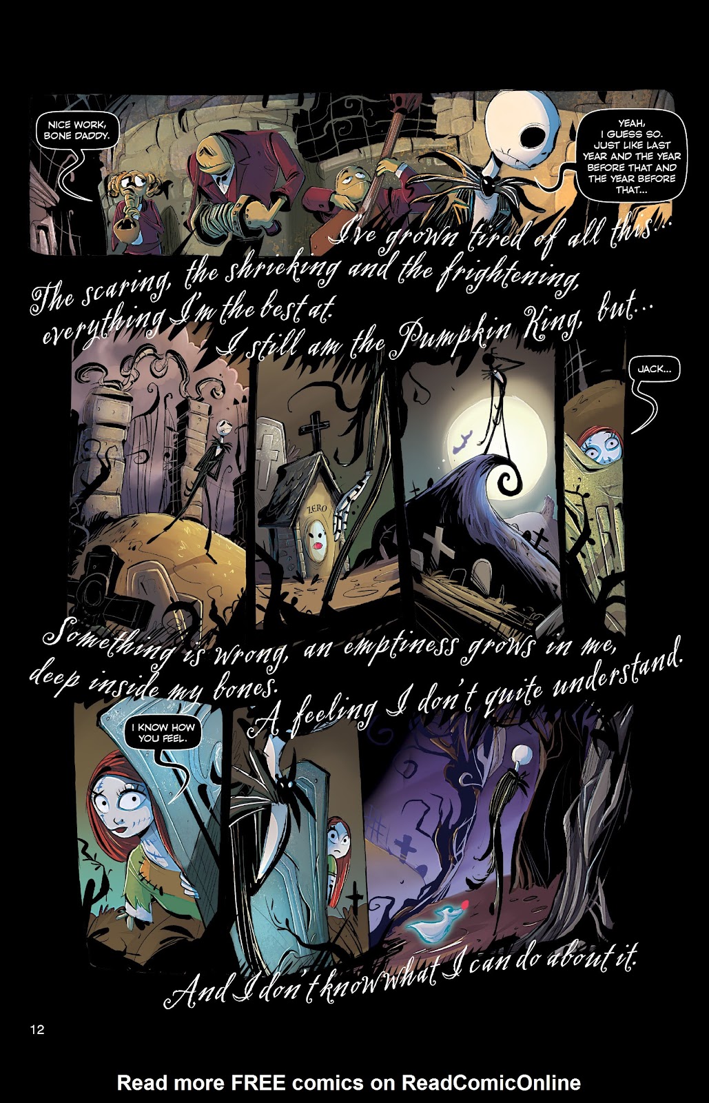 Disney The Nightmare Before Christmas: The Story of the Movie in Comics issue Full - Page 12