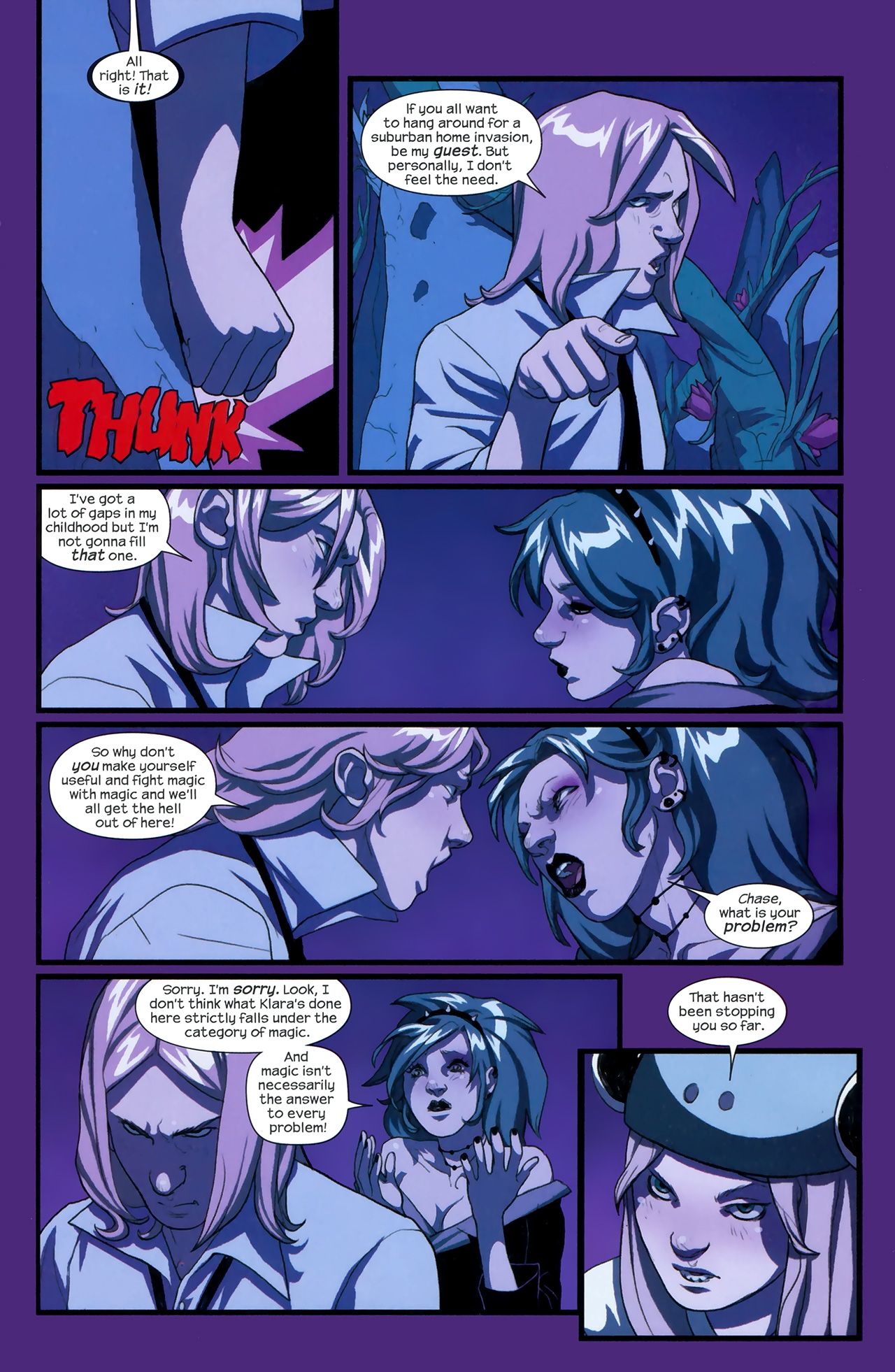 Read online Runaways (2008) comic -  Issue #12 - 19