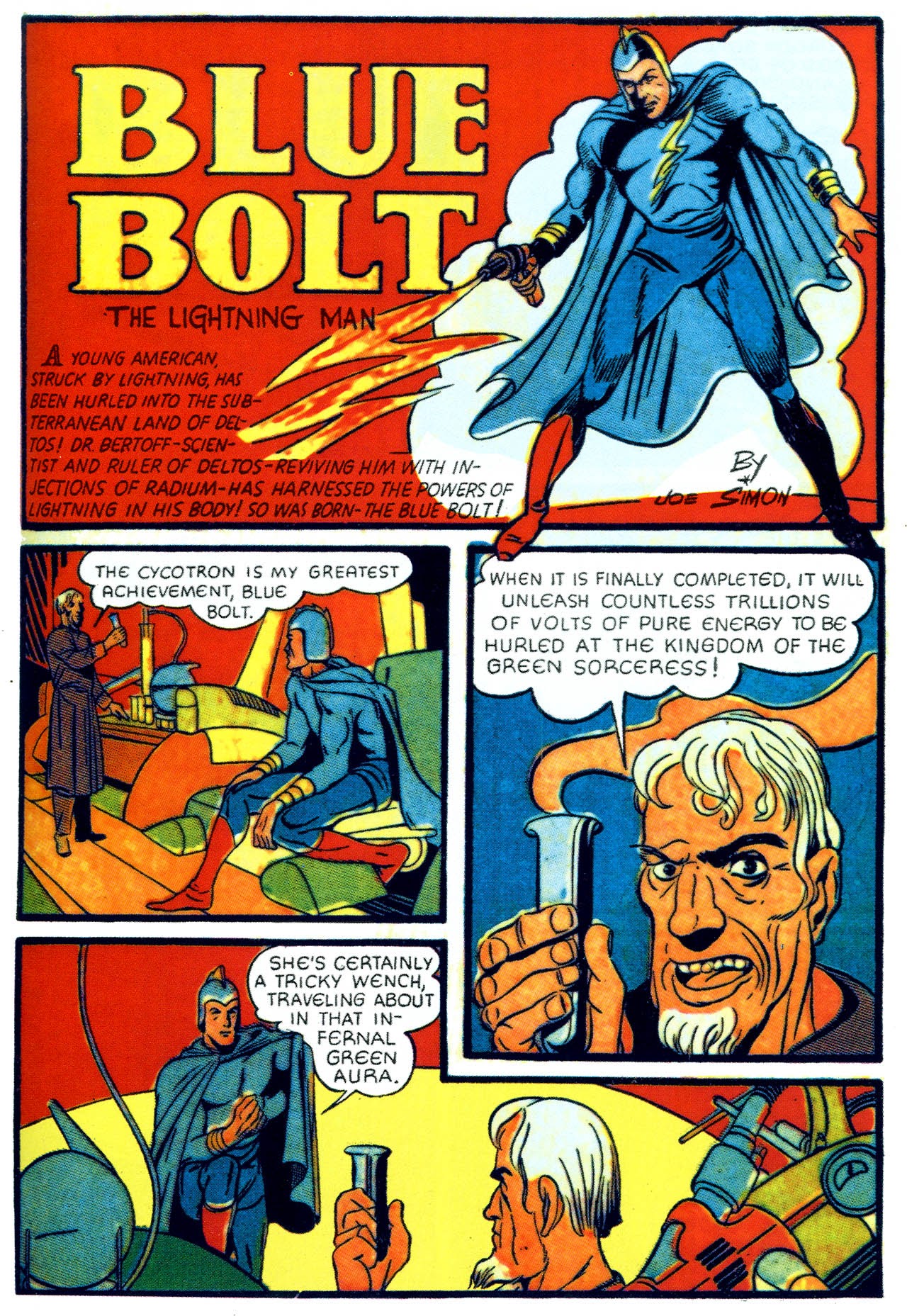 Read online Blue Bolt comic -  Issue # TPB - 2