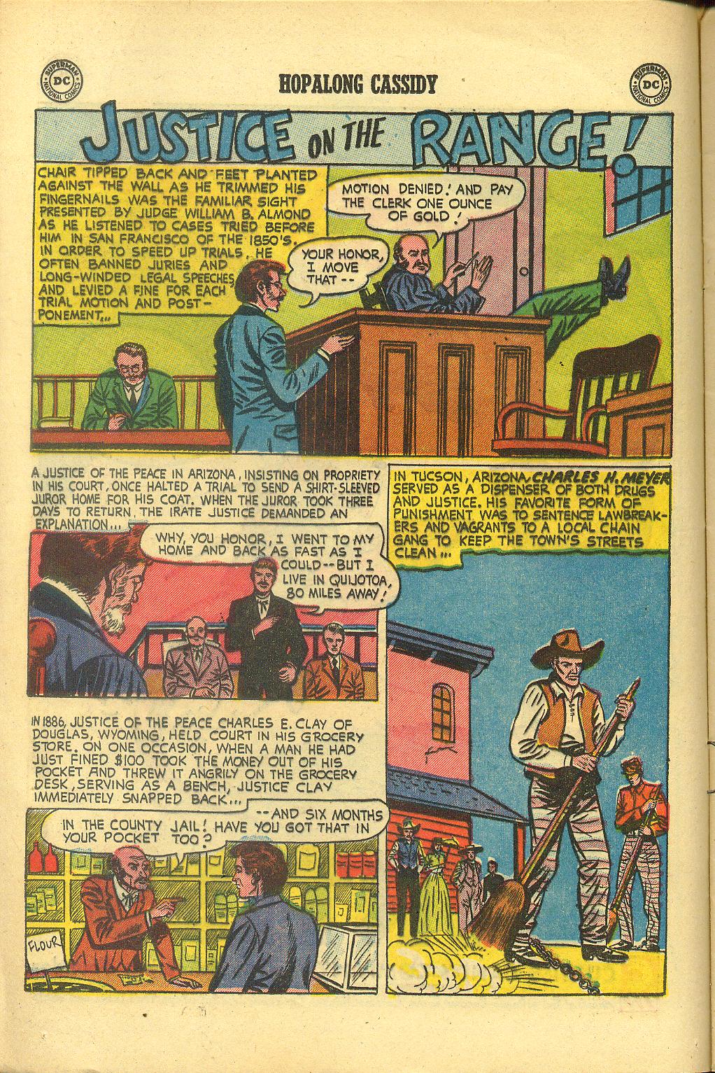 Read online Hopalong Cassidy comic -  Issue #92 - 12