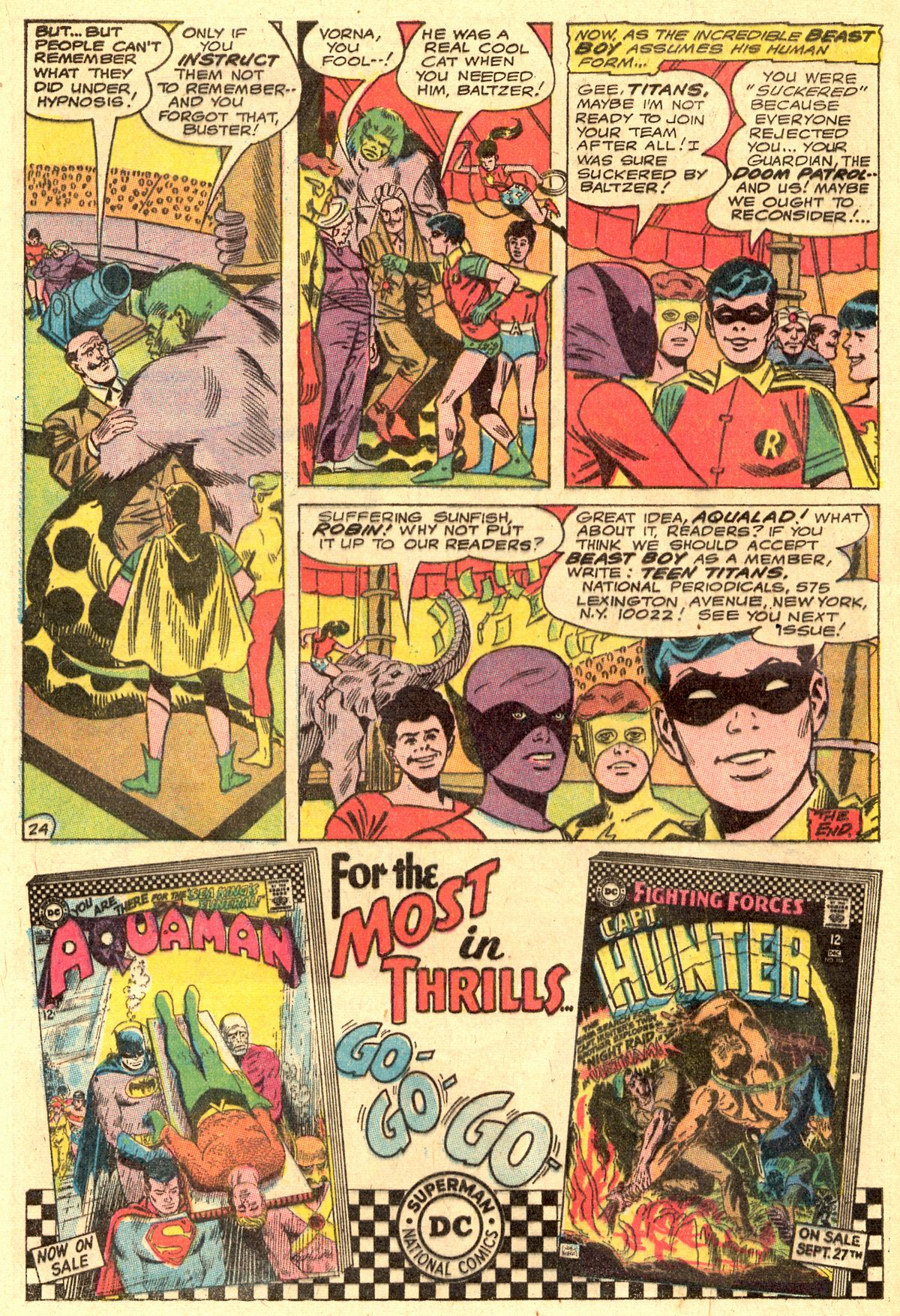 Read online Teen Titans (1966) comic -  Issue #6 - 32