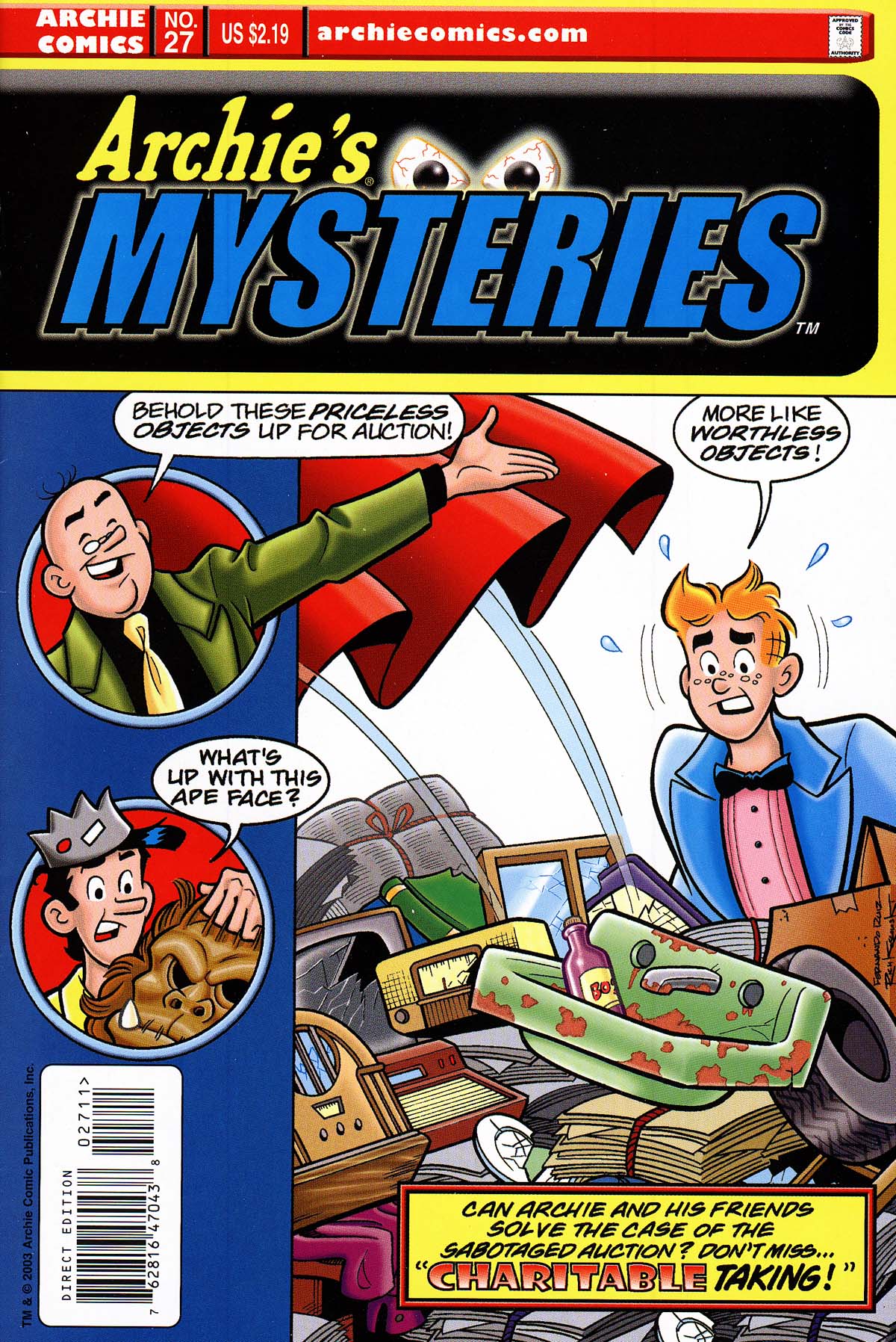 Read online Archie's Weird Mysteries comic -  Issue #27 - 1