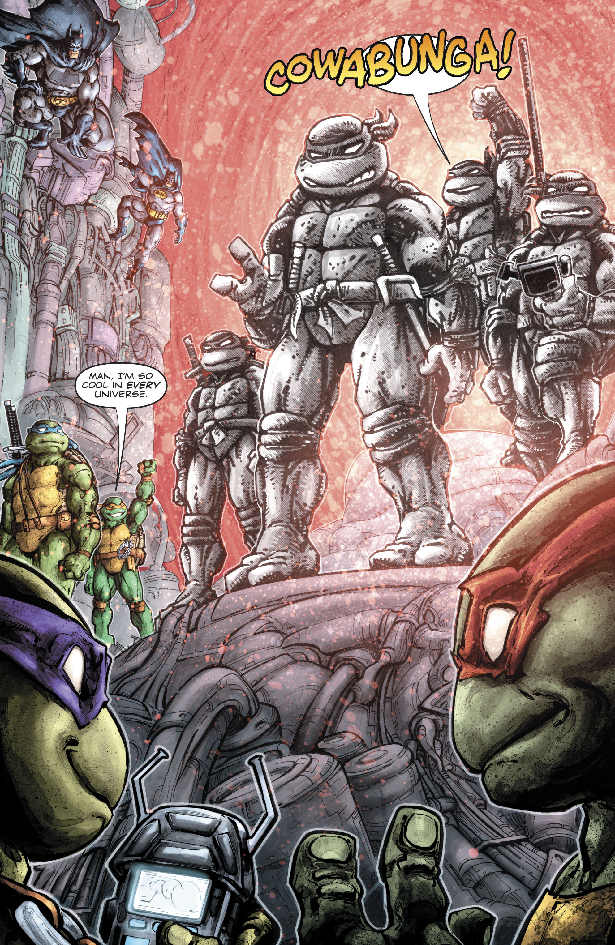 Read online Batman/Teenage Mutant Ninja Turtles III comic -  Issue #6 - 13