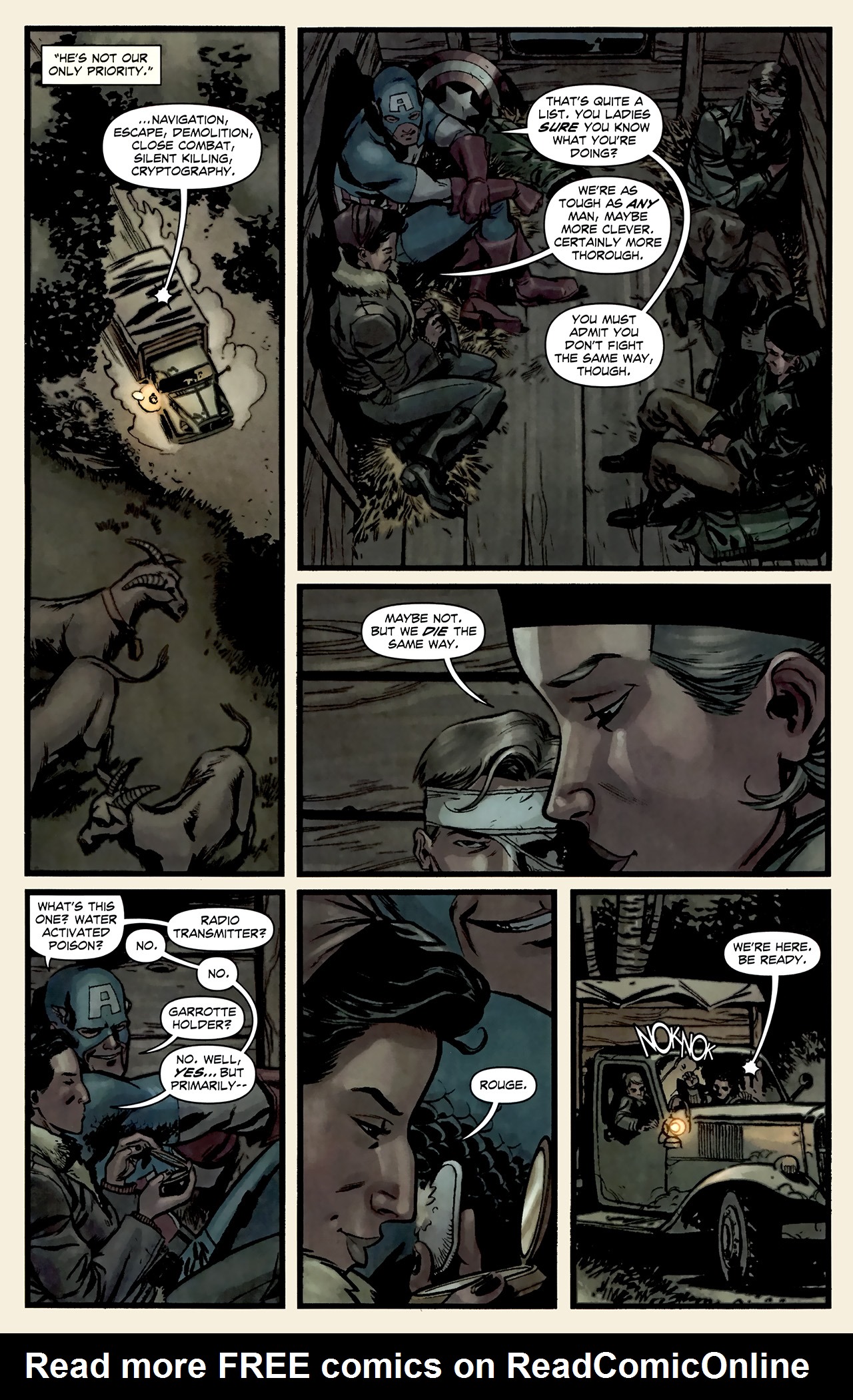 Captain America And The First Thirteen Full Page 18