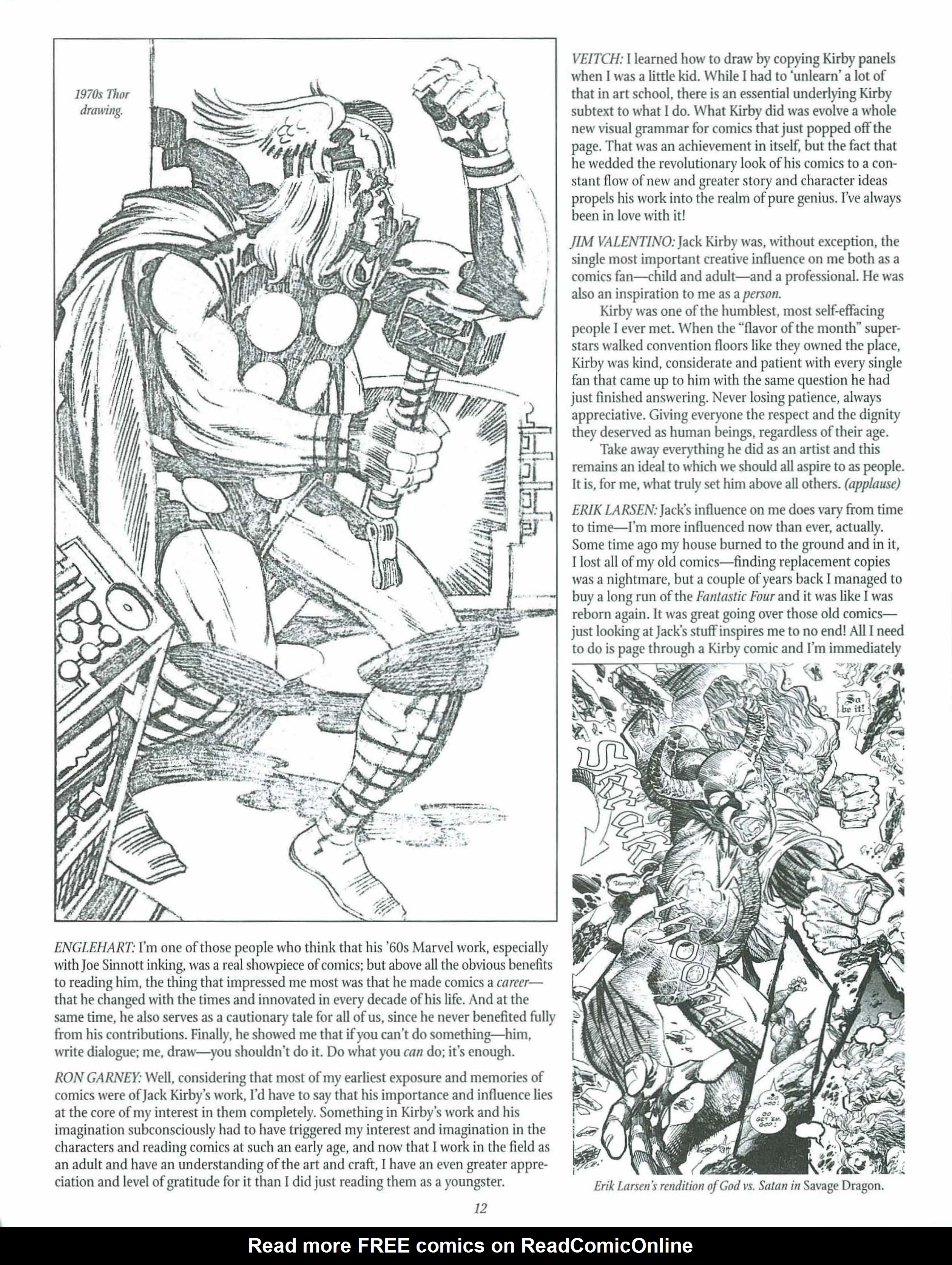 Read online The Jack Kirby Collector comic -  Issue #27 - 12