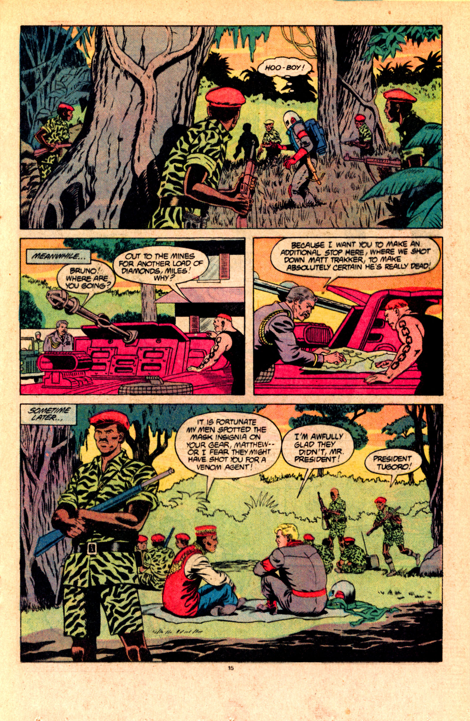 Read online MASK (1987) comic -  Issue #5 - 21