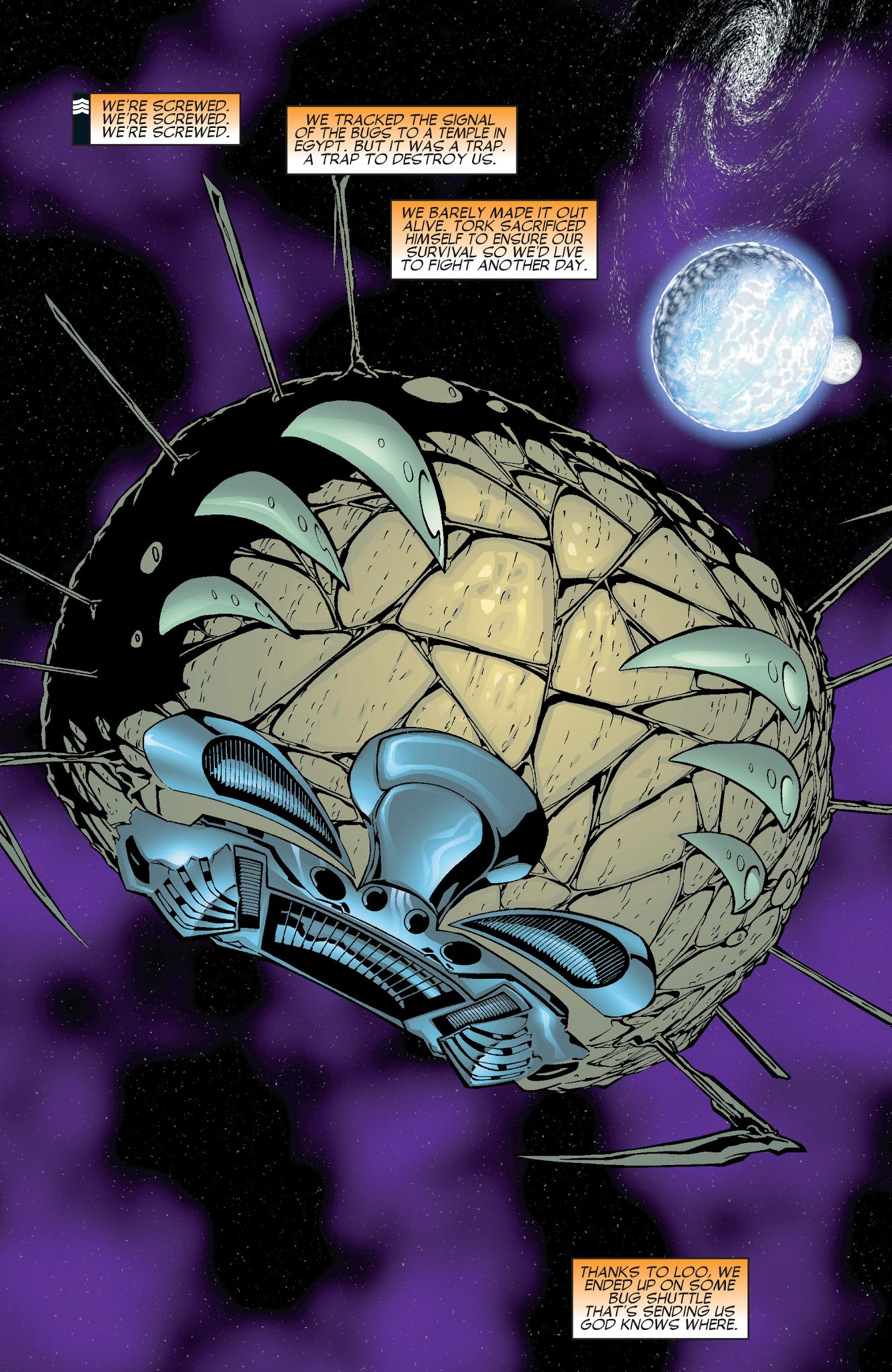 Read online Armorines (1999) comic -  Issue #4 - 5