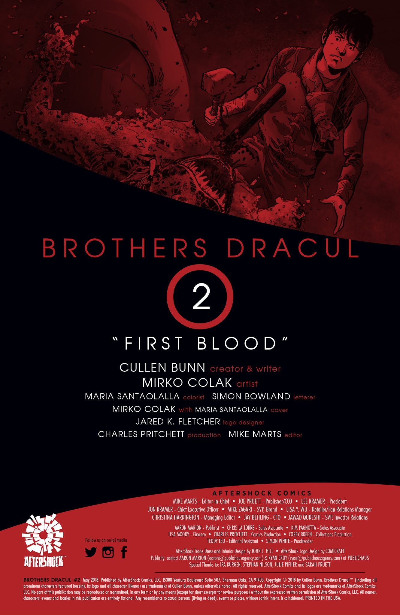 Read online Brothers Dracul comic -  Issue #2 - 2