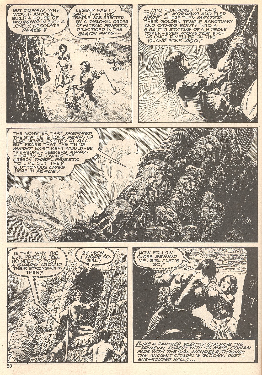 Read online The Savage Sword Of Conan comic -  Issue #75 - 50