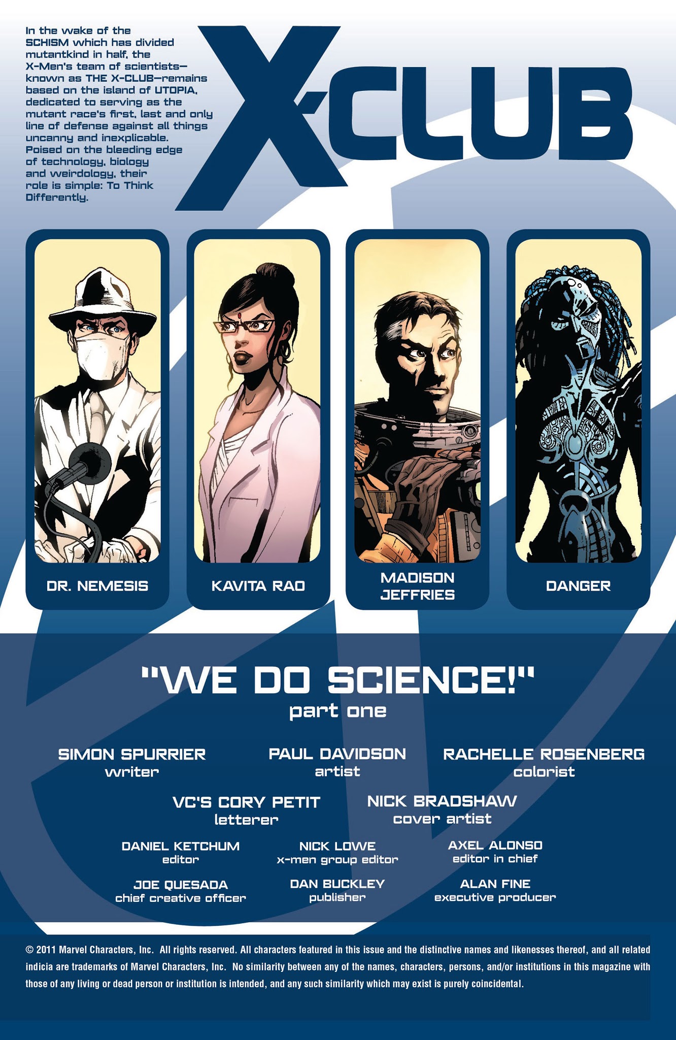 Read online X-Club comic -  Issue #1 - 2