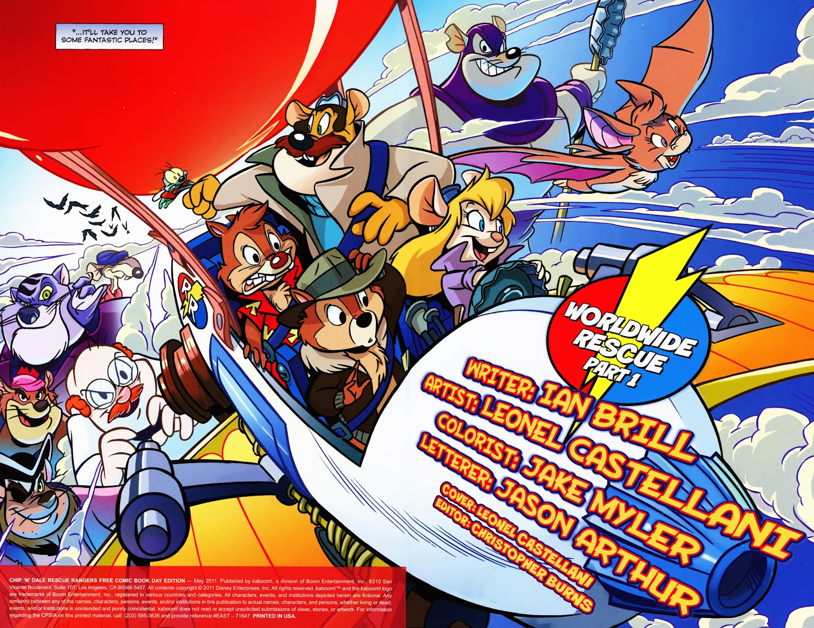 Chip 'n' Dale Rescue Rangers/Darkwing Duck Free Comic Book Day Edition issue Full - Page 29