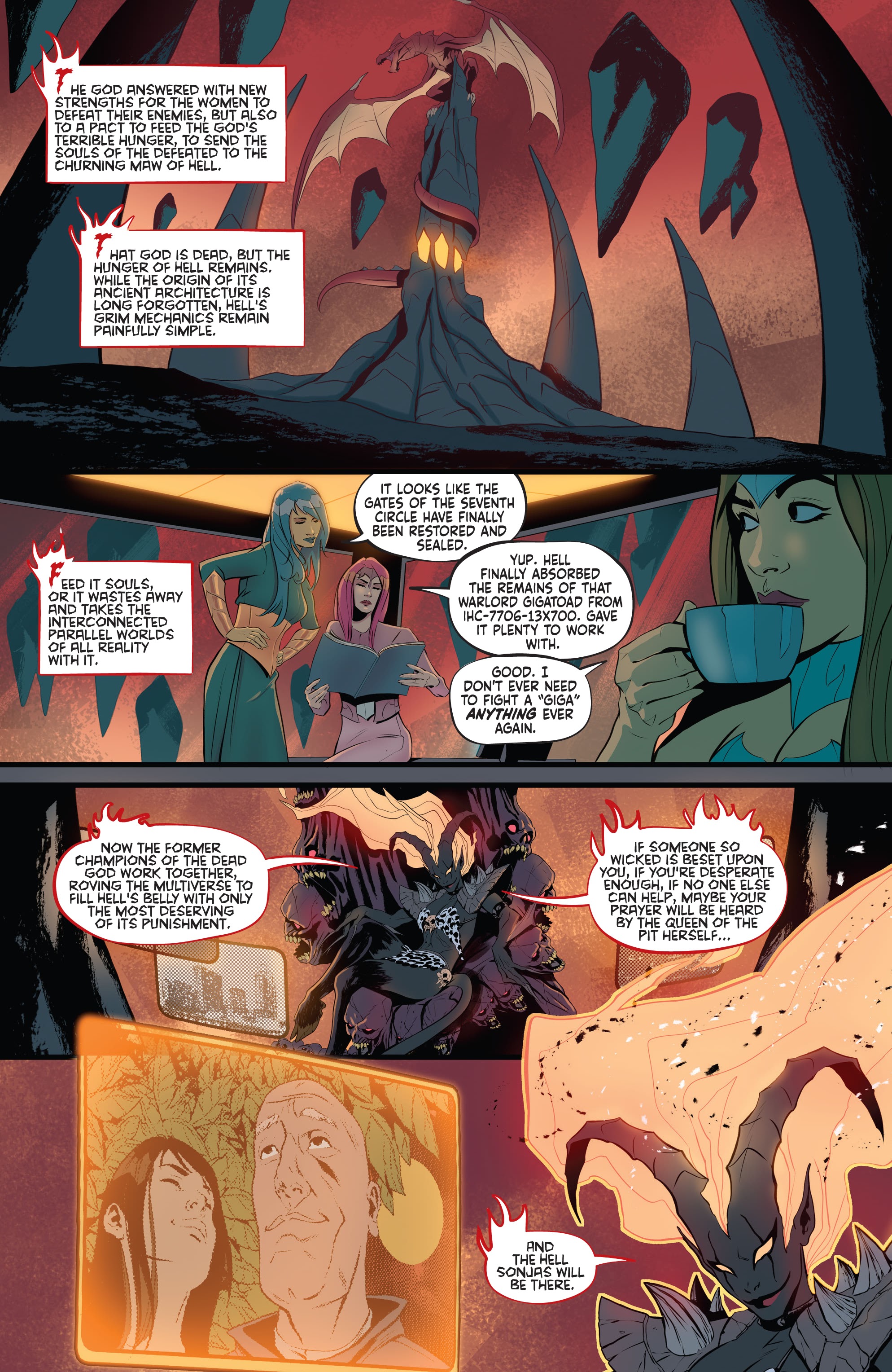 Read online Hell Sonja comic -  Issue #1 - 18