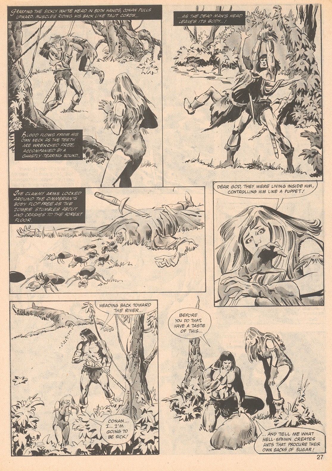 Read online The Savage Sword Of Conan comic -  Issue #70 - 27