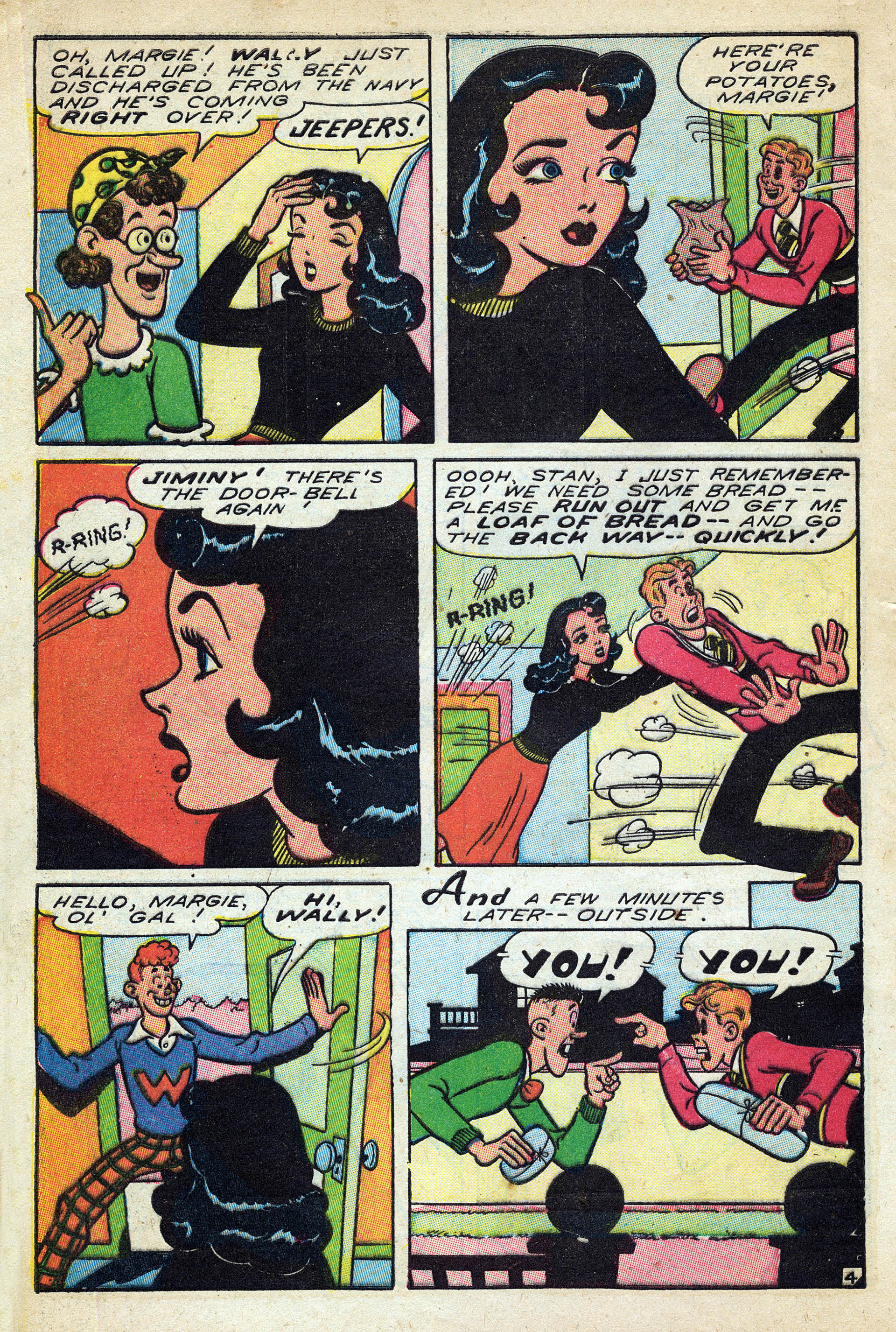 Read online Margie Comics comic -  Issue #35 - 44