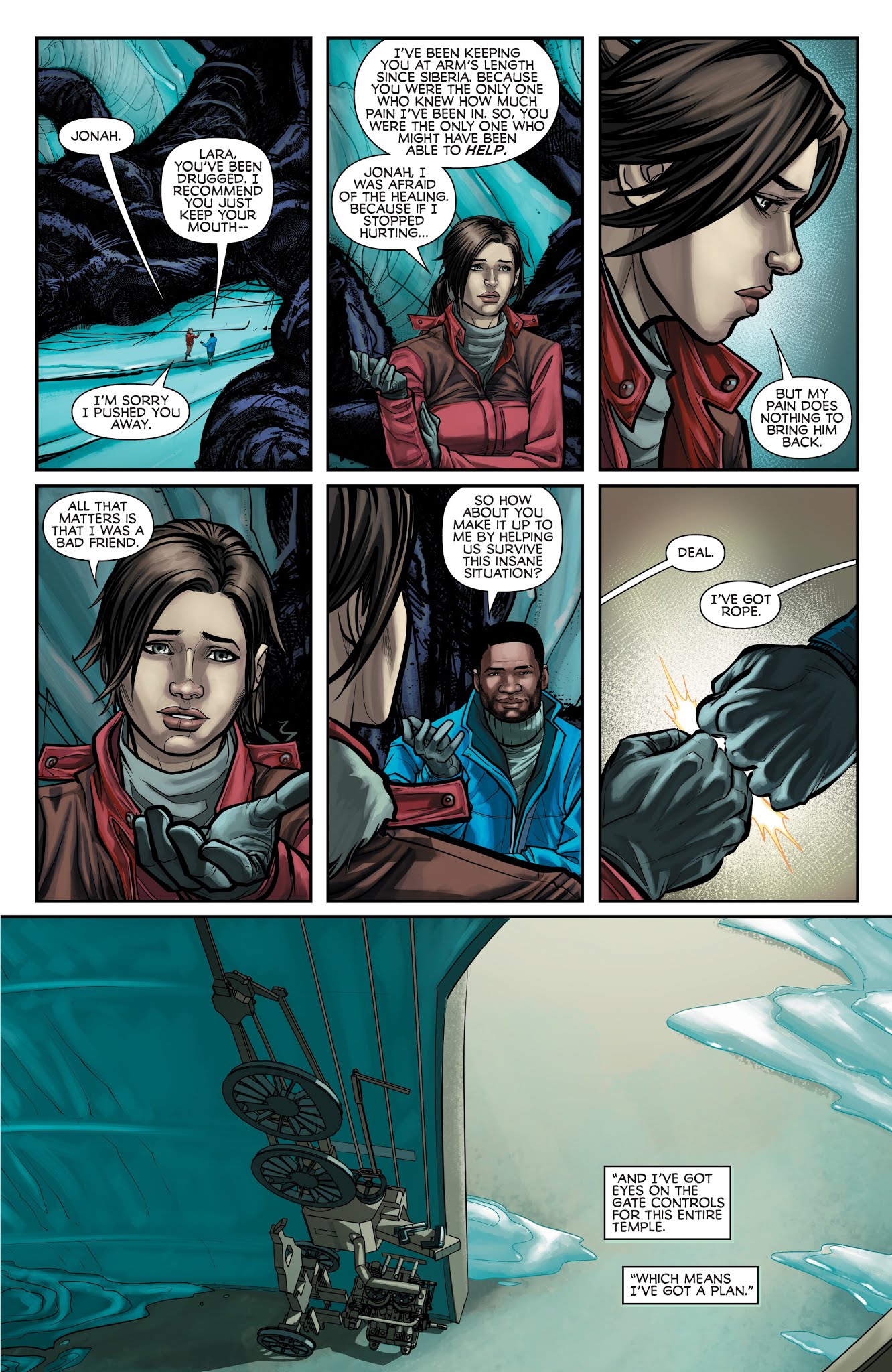 Read online Tomb Raider: Inferno comic -  Issue #4 - 5