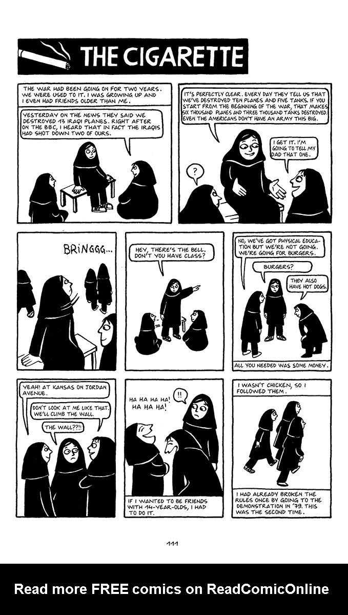 Read online Persepolis comic -  Issue # TPB 1 - 114