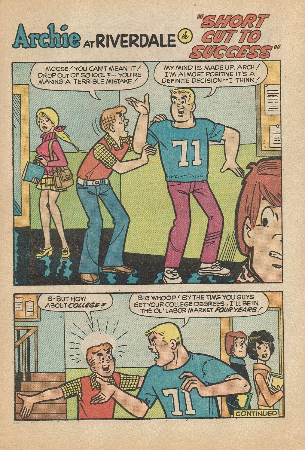 Read online Archie at Riverdale High (1972) comic -  Issue #6 - 11