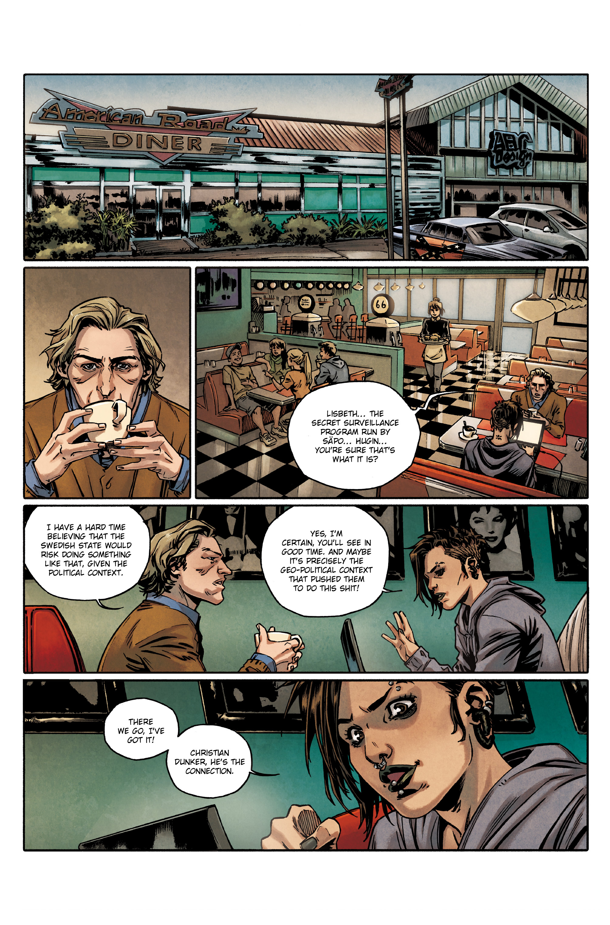 Read online Millennium: The Girl Who Danced With Death comic -  Issue #2 - 27