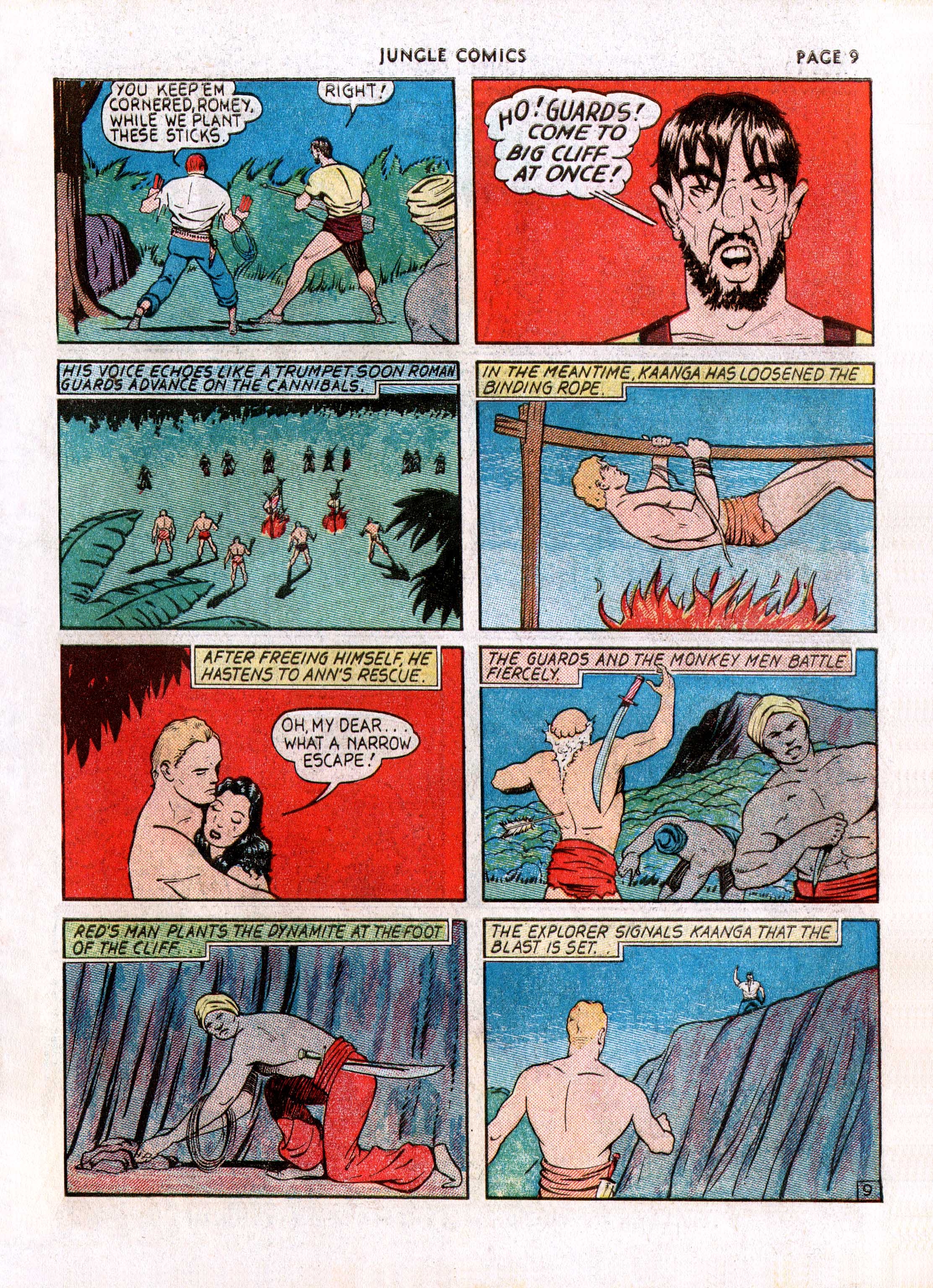 Read online Jungle Comics comic -  Issue #7 - 11