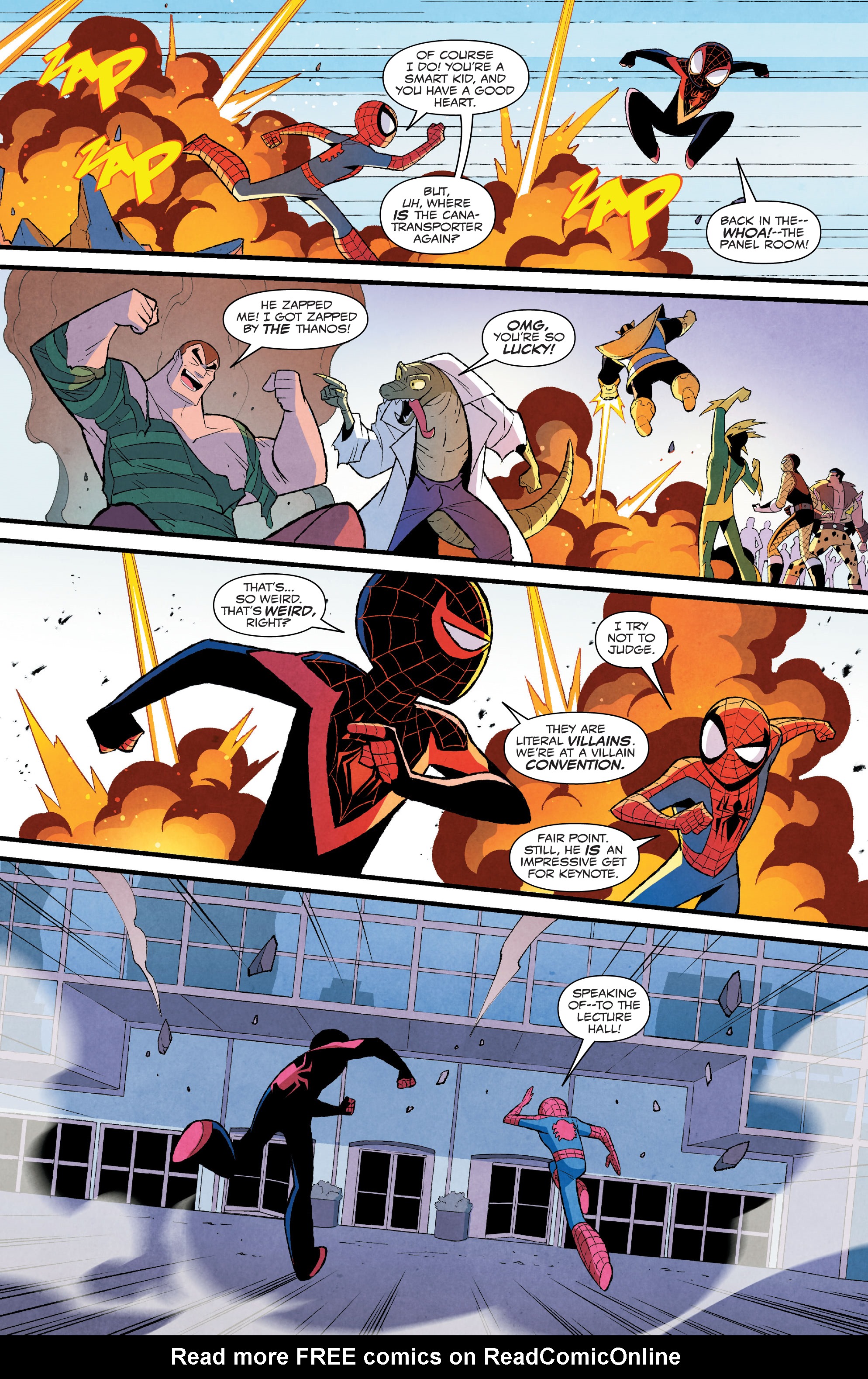 Read online Peter Parker And Miles Morales Spider-Men Double Trouble comic -  Issue #4 - 7