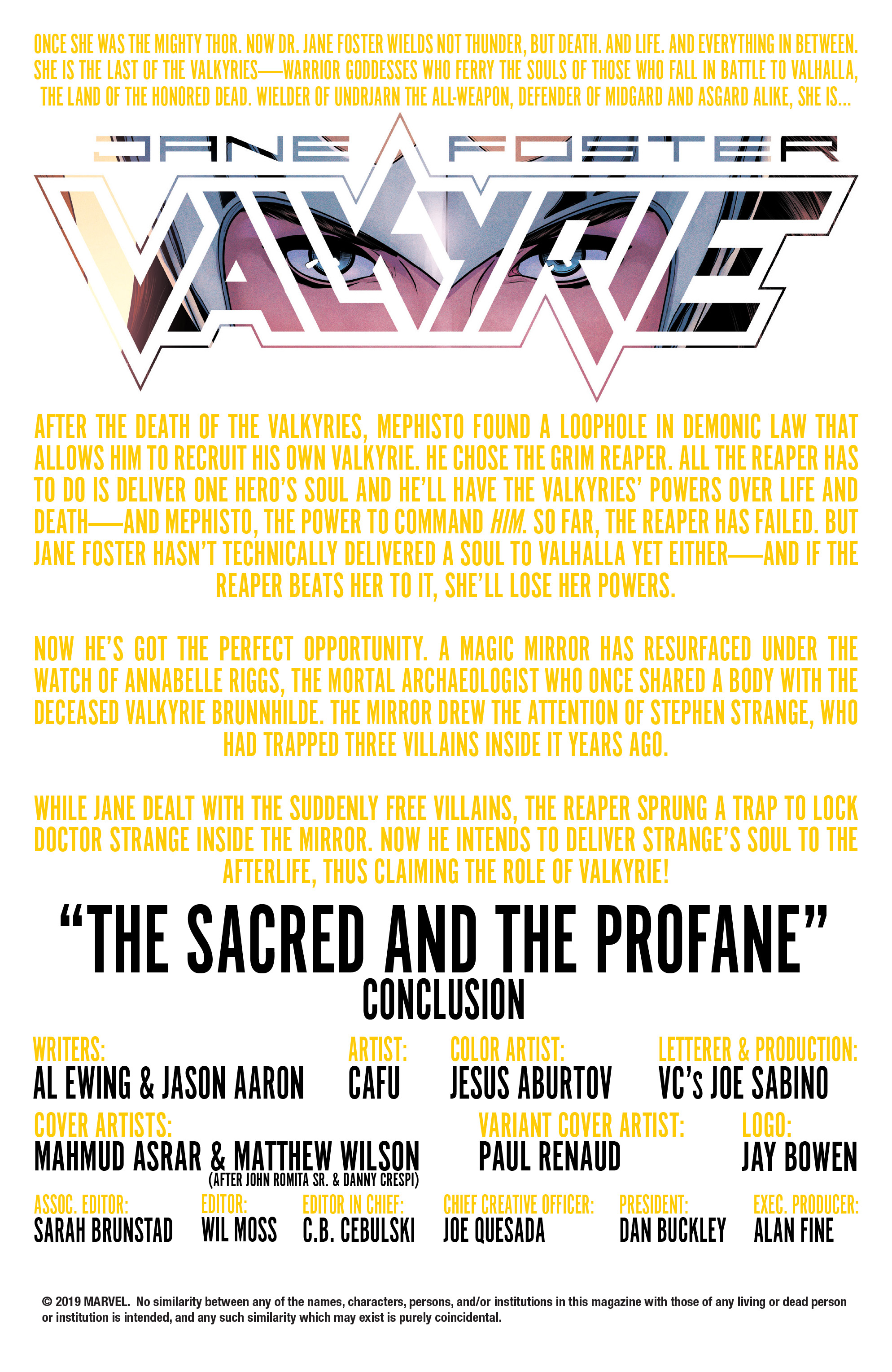 Read online Valkyrie: Jane Foster comic -  Issue #5 - 2