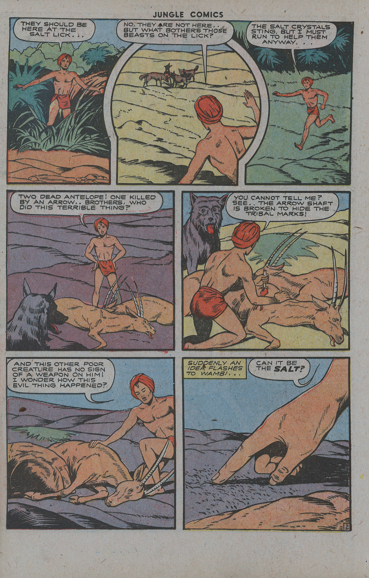 Read online Jungle Comics comic -  Issue #64 - 16