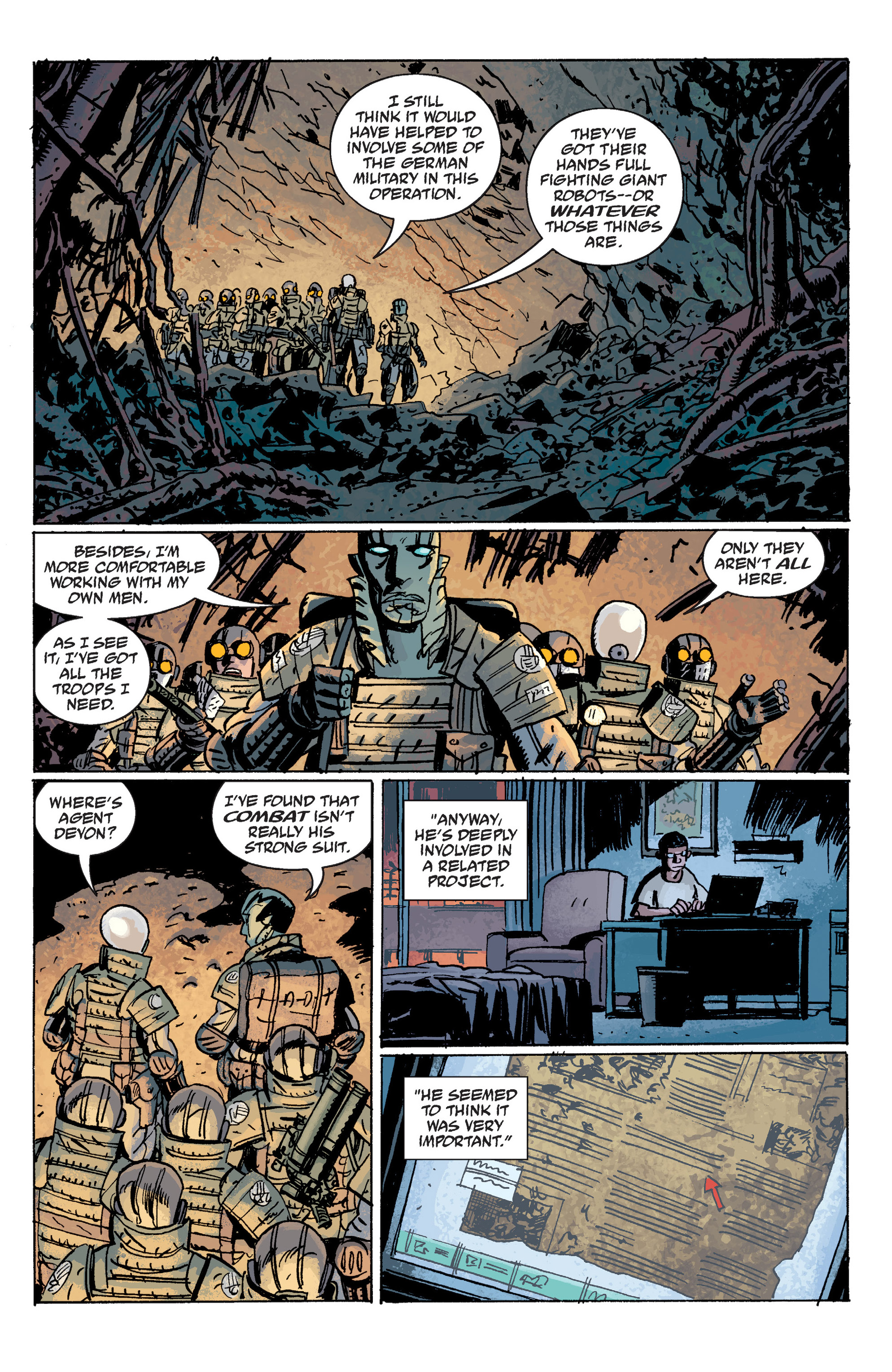 Read online B.P.R.D. (2003) comic -  Issue # TPB 10 - 98