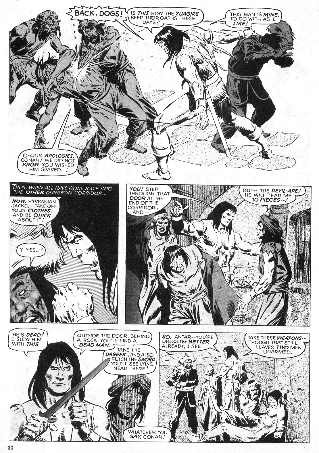 Read online The Savage Sword Of Conan comic -  Issue #32 - 30