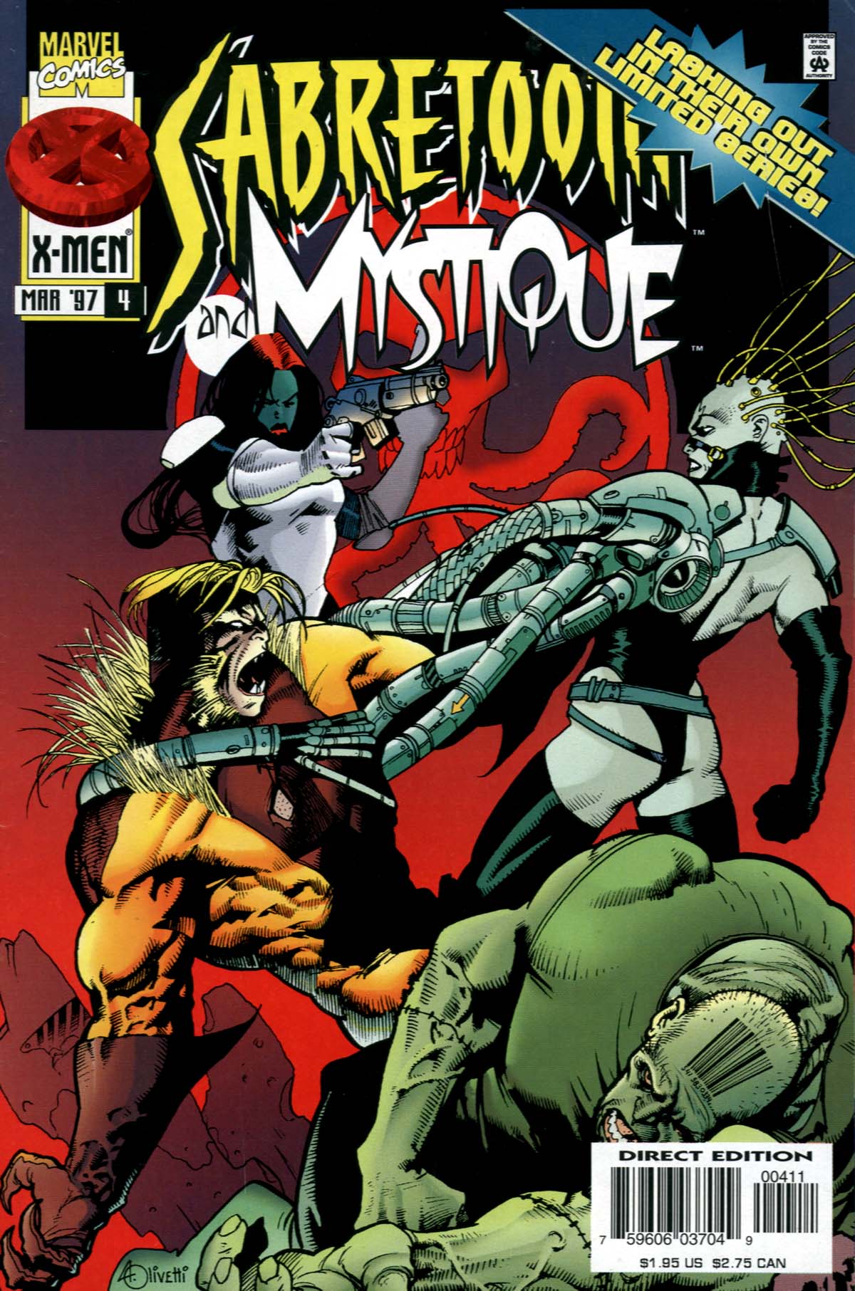 Read online Sabretooth and Mystique comic -  Issue #4 - 1