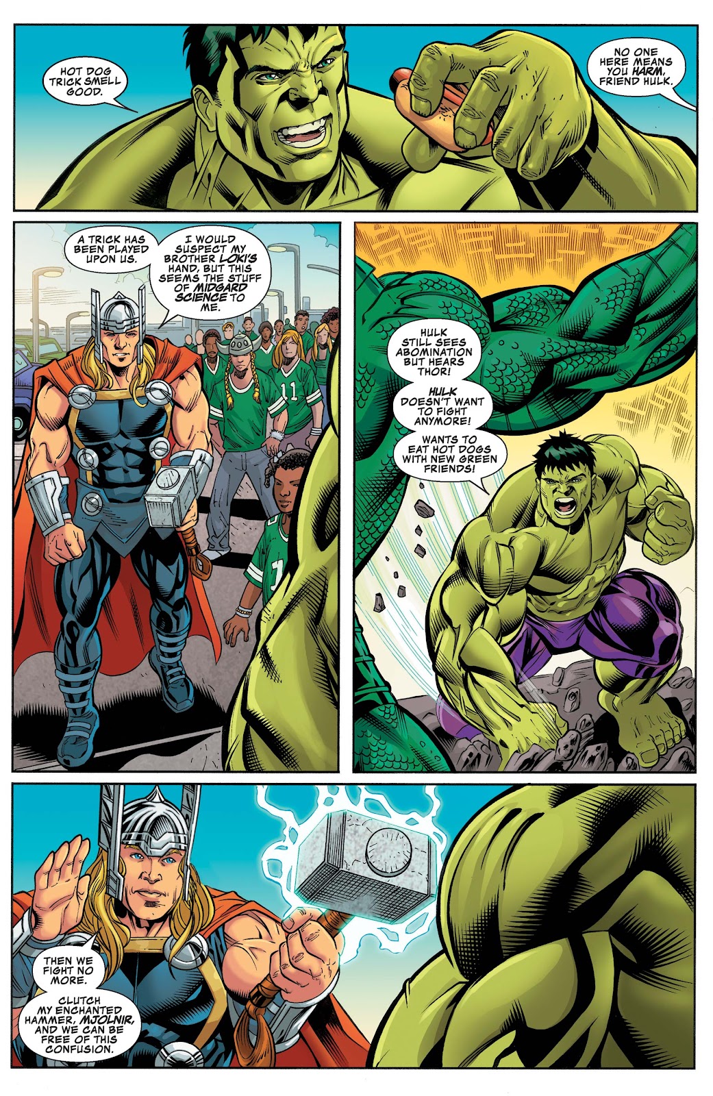 The Incredible Hulk vs. The Mighty Thor: New York Jets Exclusive issue Full - Page 14
