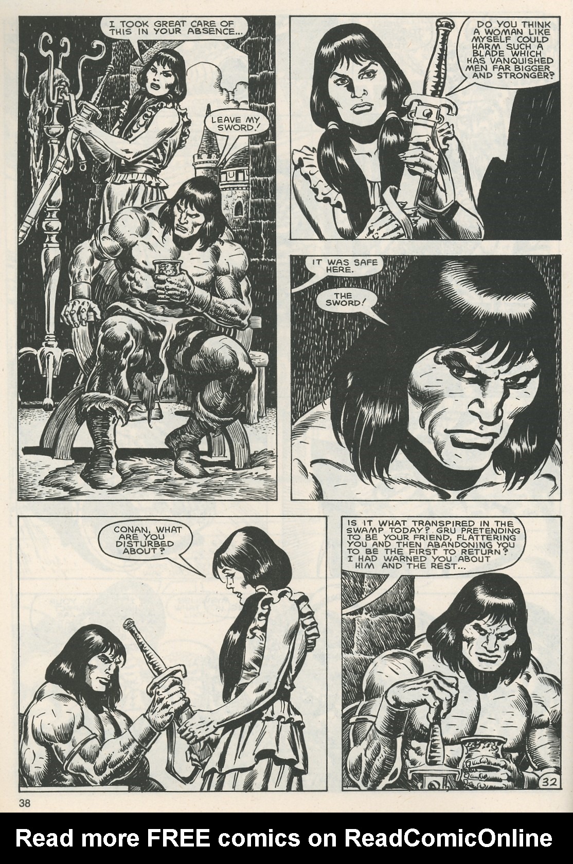 Read online The Savage Sword Of Conan comic -  Issue #113 - 38
