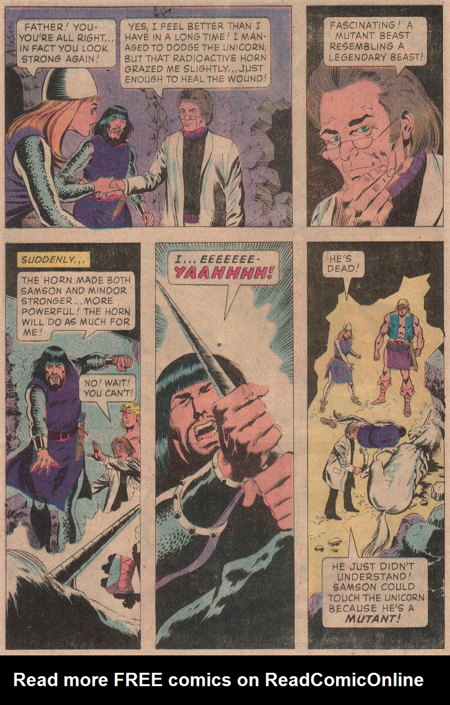 Read online Mighty Samson (1964) comic -  Issue #29 - 32