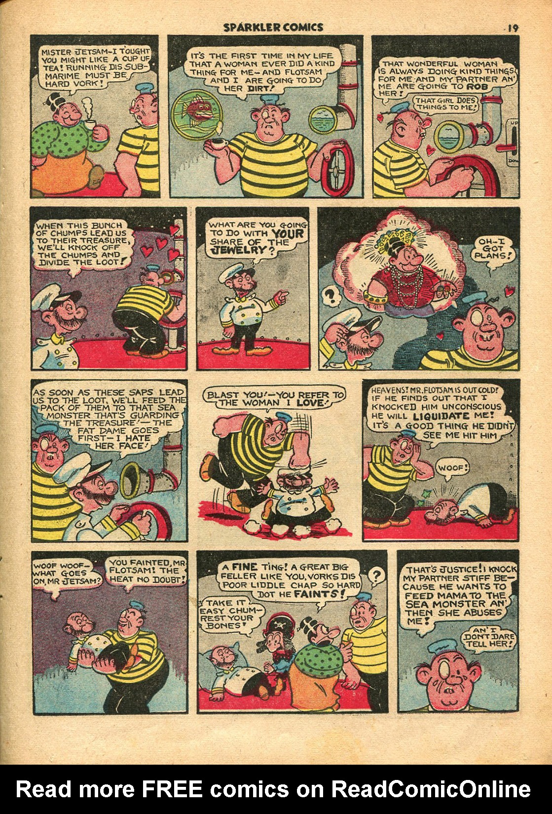 Read online Sparkler Comics comic -  Issue #10 - 21