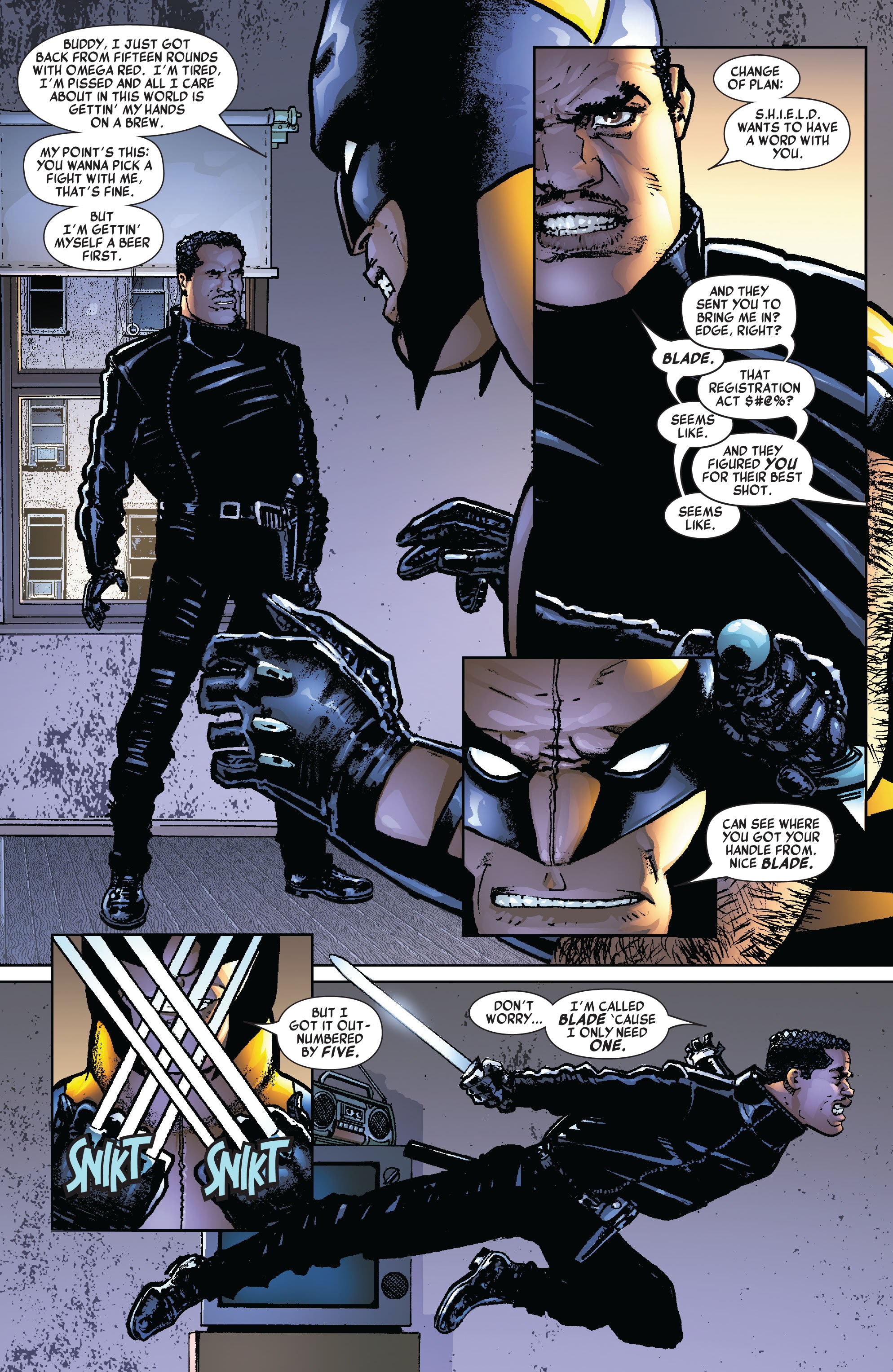 Read online Blade by Marc Guggenheim: The Complete Collection comic -  Issue # TPB (Part 2) - 10